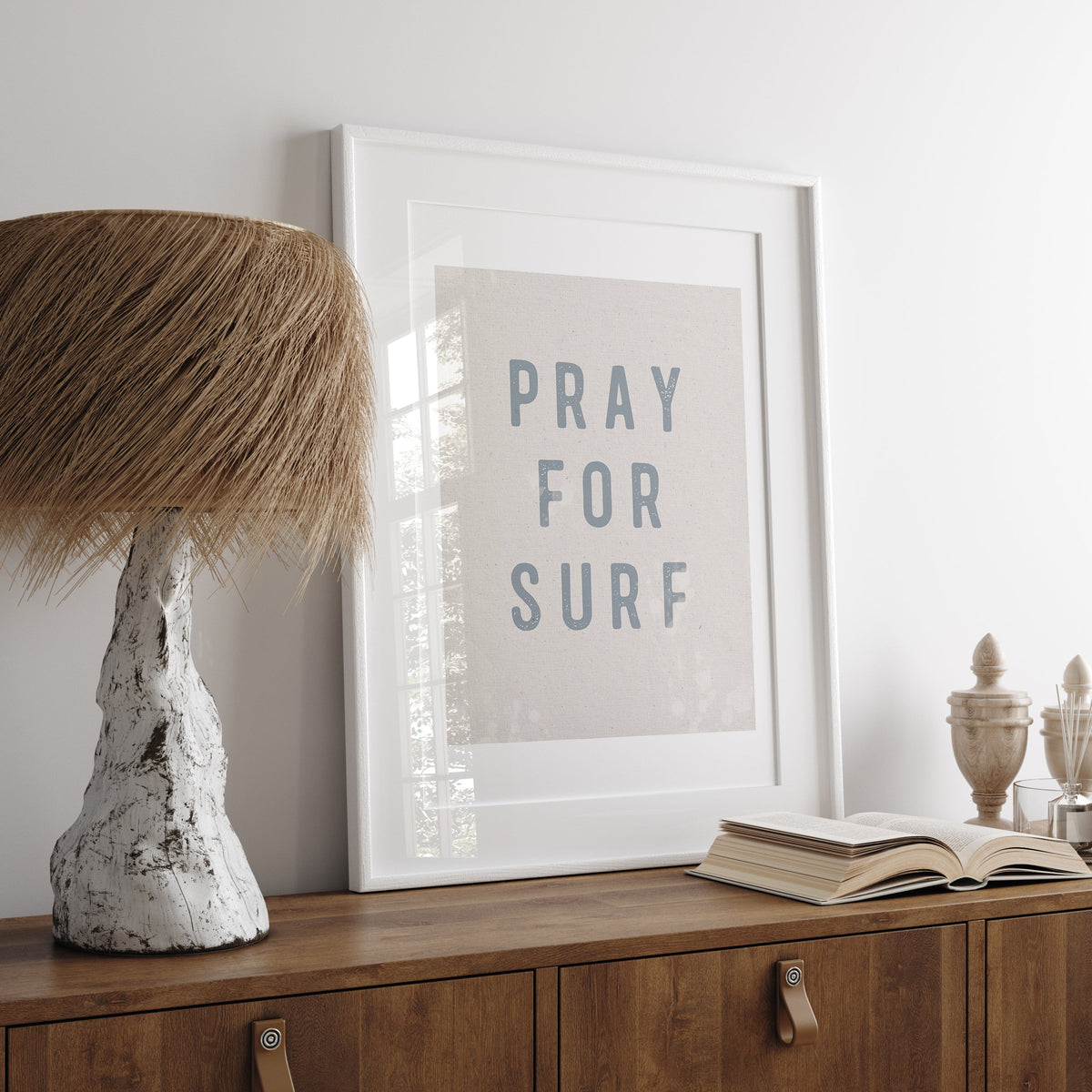 Stampa artistica da parete Pray For Surf