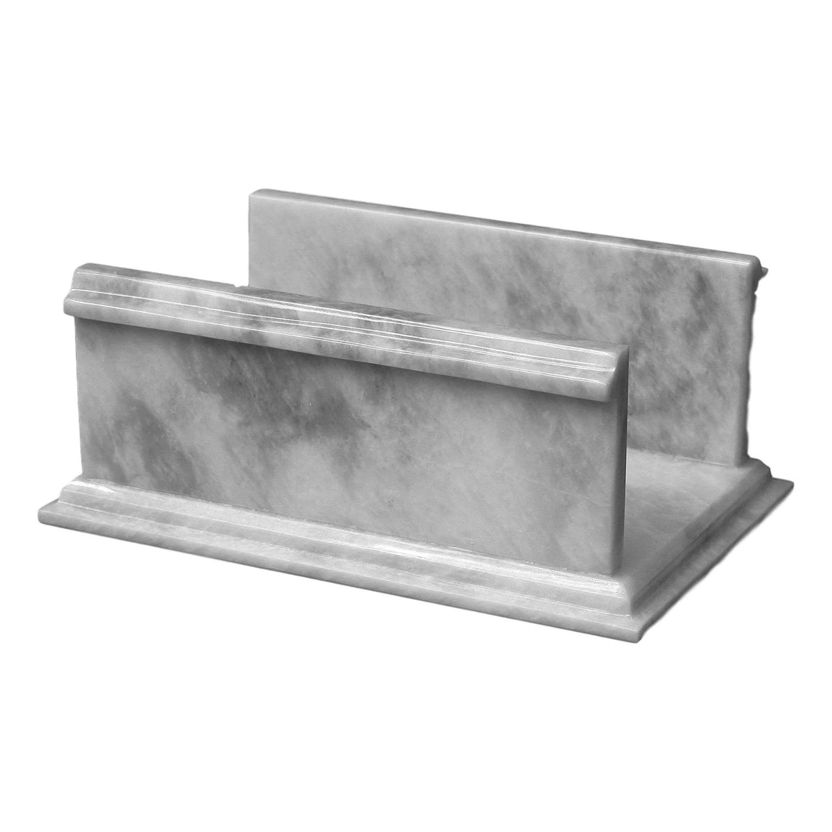 Porte-serviettes en marbre blanc