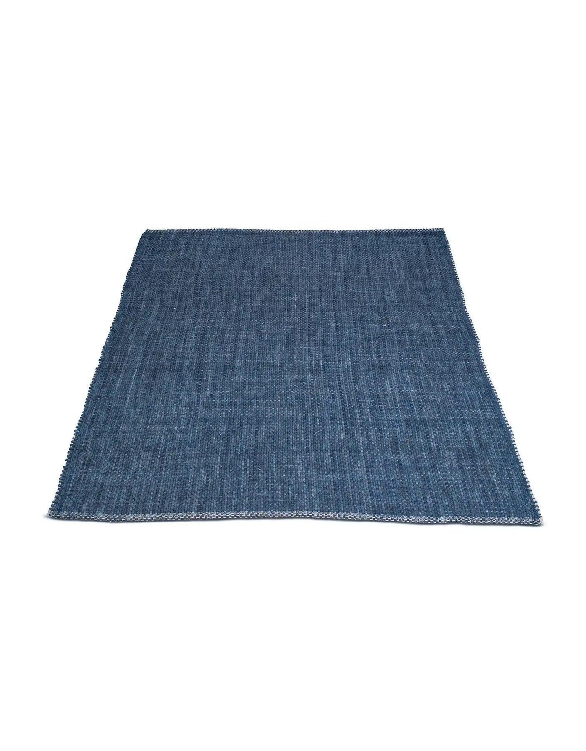 Tapis de luxe indigo tissé à la main