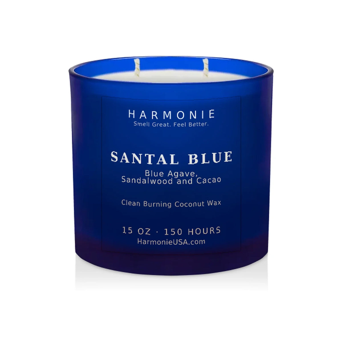 Santal Blue Candle | Harmonie