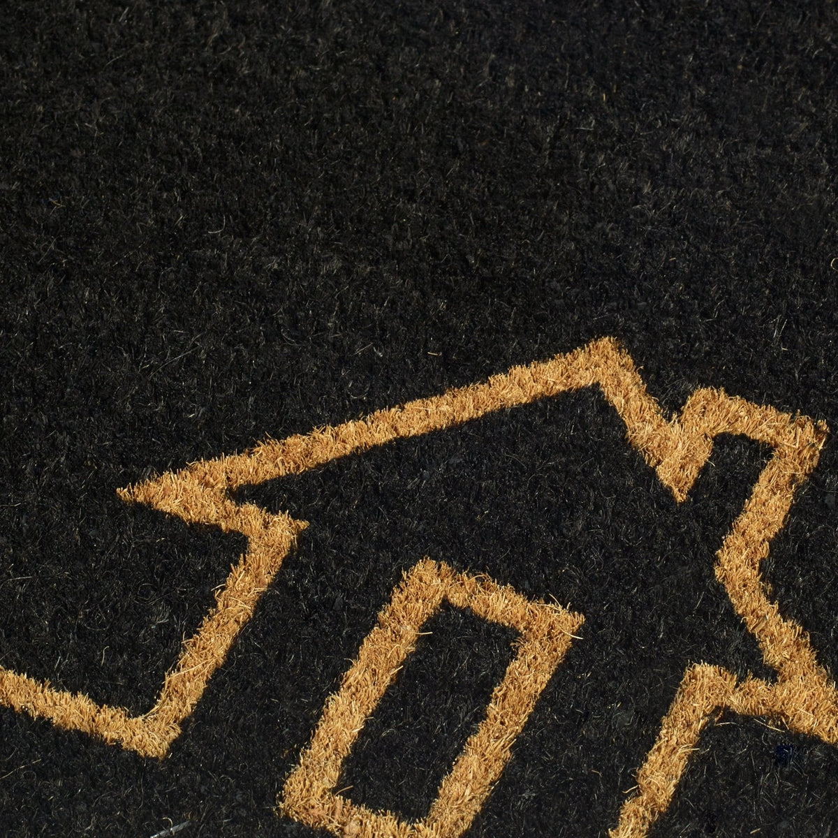 Tapis d'entrée - Paillasson en fibre de coco noire
