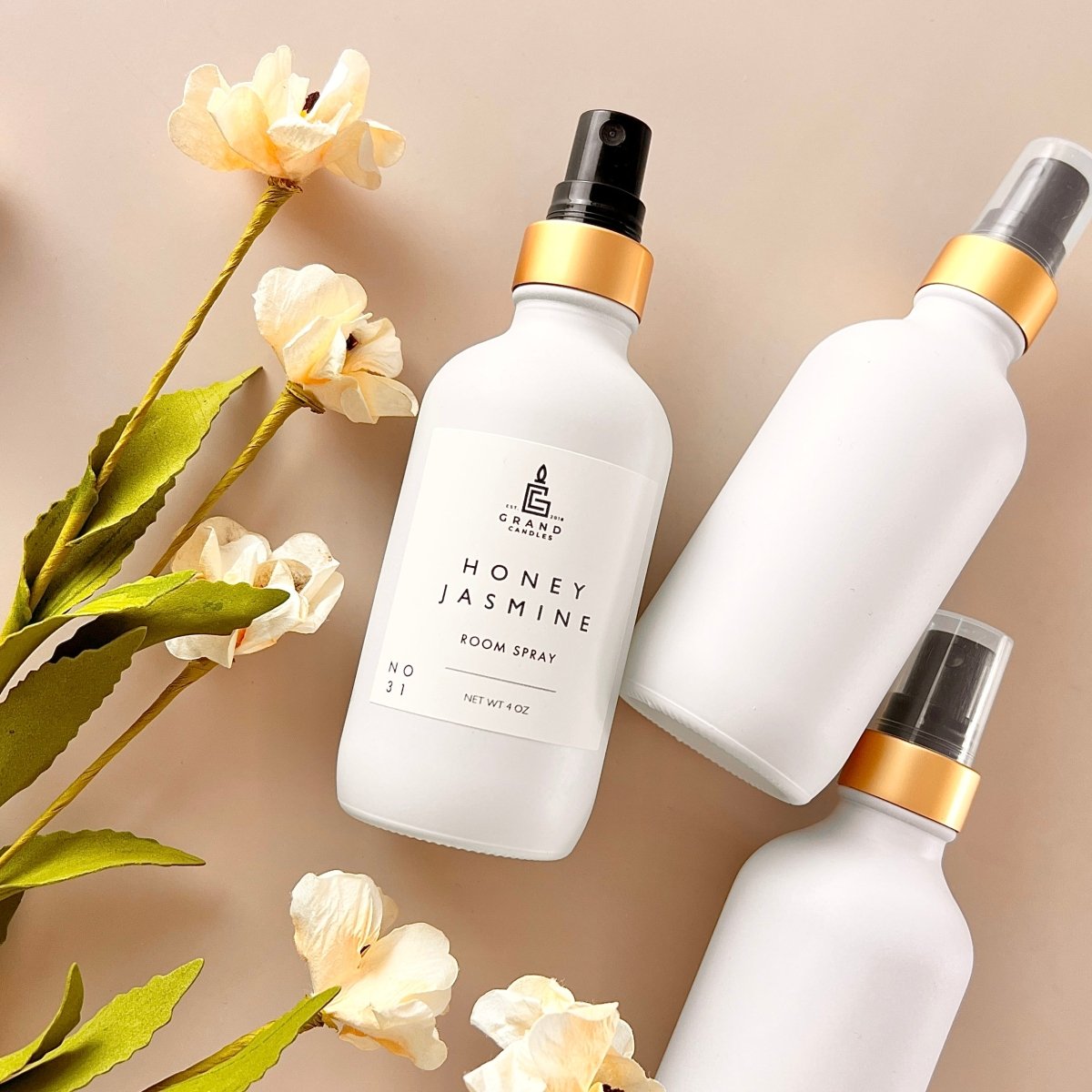 Spray per ambienti e tessuti Miele + Gelsomino
