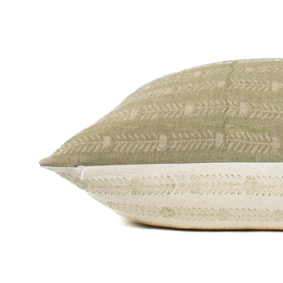 Housse de coussin fleurie en lin, coton indien imprimé au bloc, taie d'oreiller décorative de vacances, décoration intérieure confortable comme cadeau de crémaillère - BELA FOREST OL