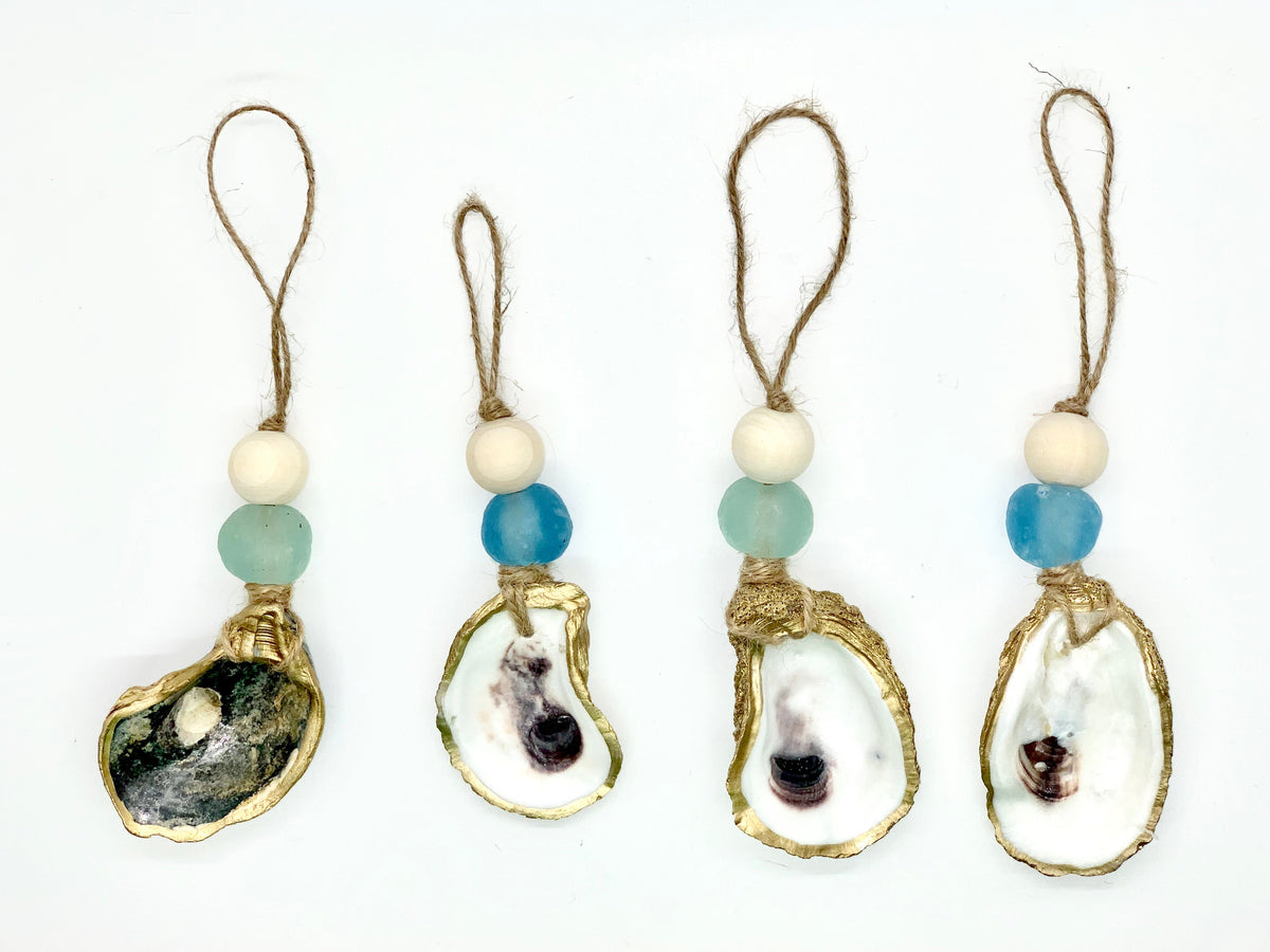 Écologique - Décorations en verre de mer (lot de 2)