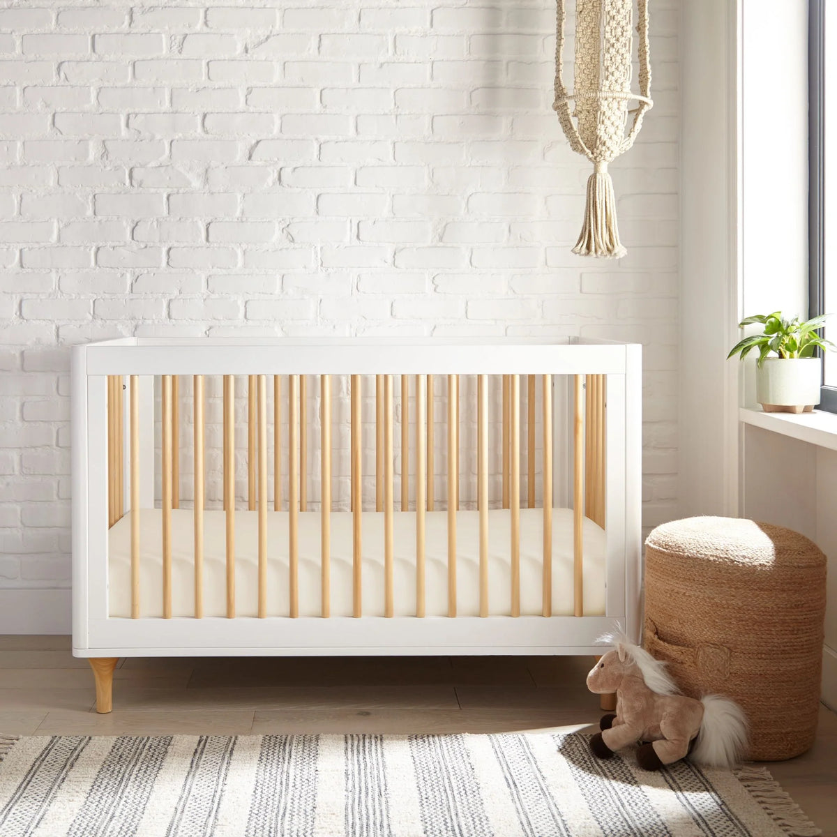 Drap-housse rafraîchissant en bambou pour lit de bébé