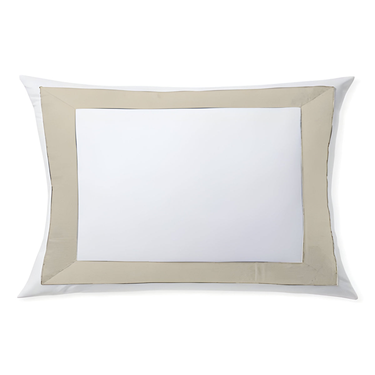 Parure de lit en satin de coton 400 fils avec bordure encadrée