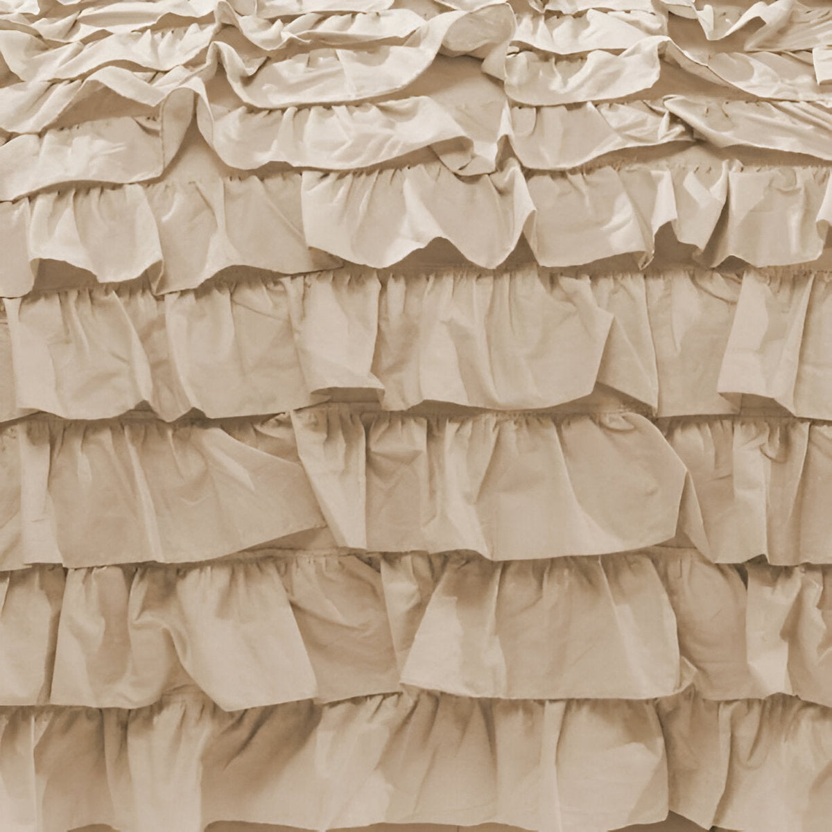 Parure de housse de couette à volants en satin de coton 400 fils