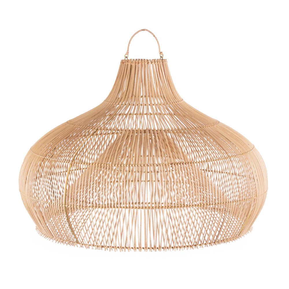 Arlo Handwoven Rattan Pendant Lampshade – Natural