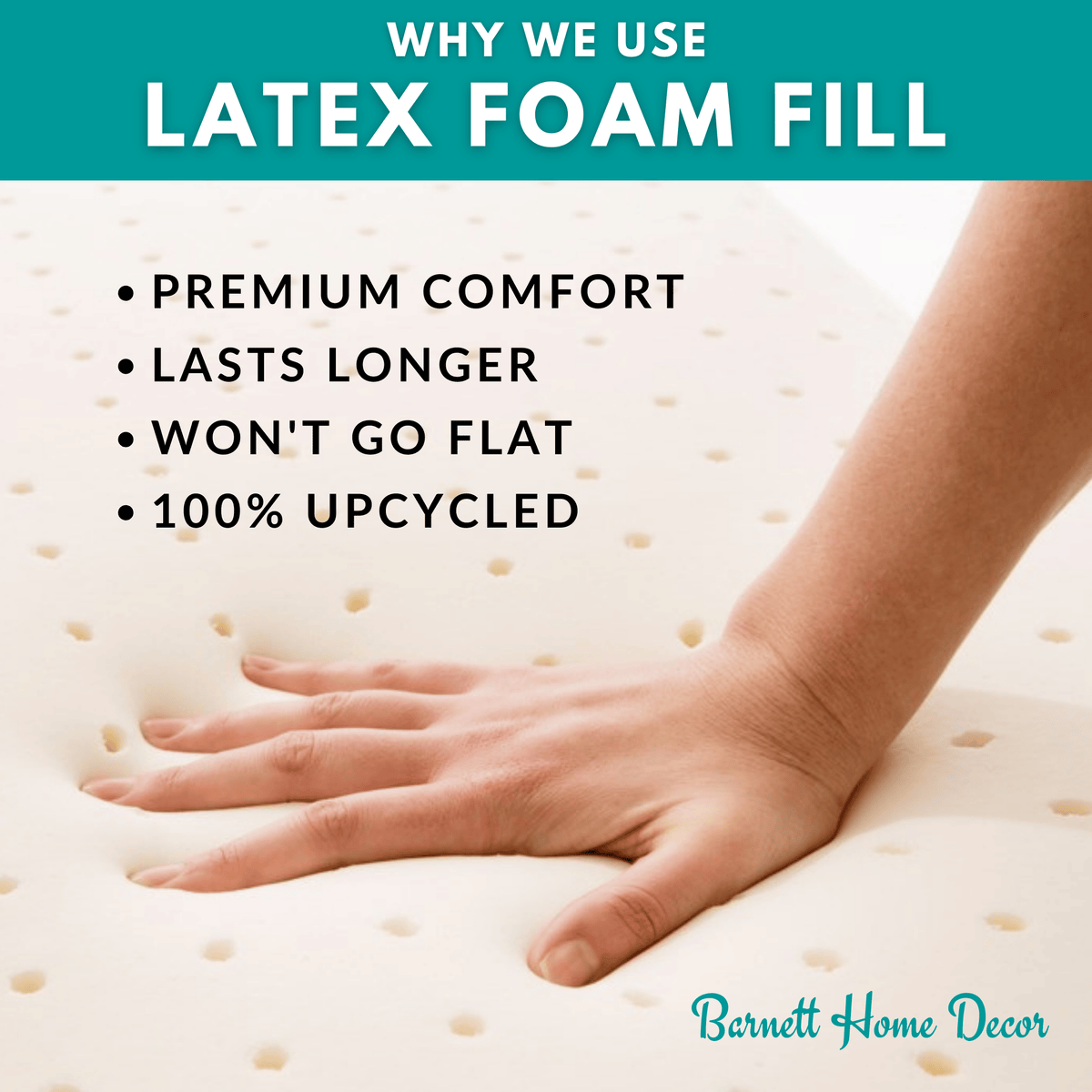 Hayden Pecan Dining Chair Pads - Latex Foam Fill - Reversible