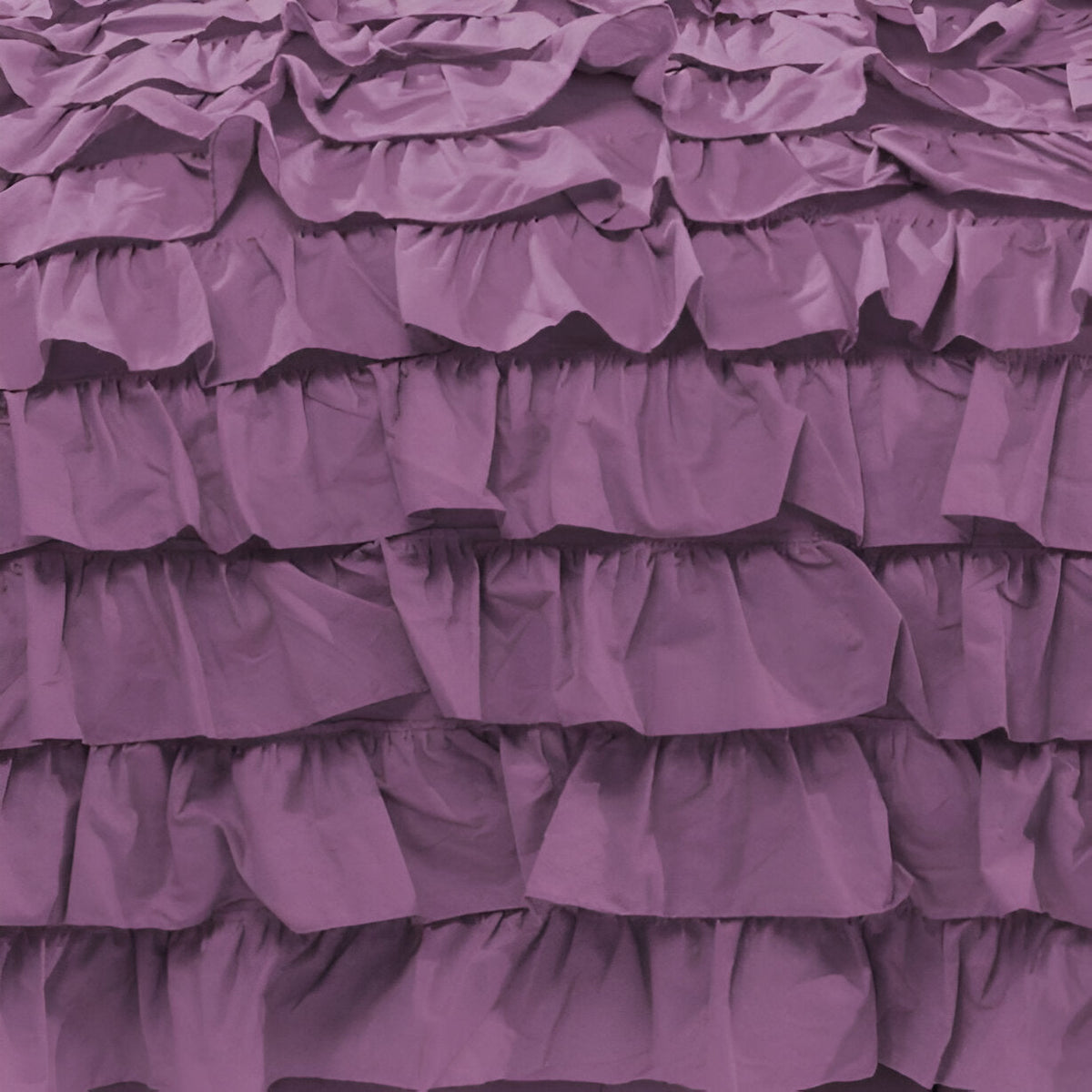 Parure de housse de couette à volants en satin de coton 400 fils