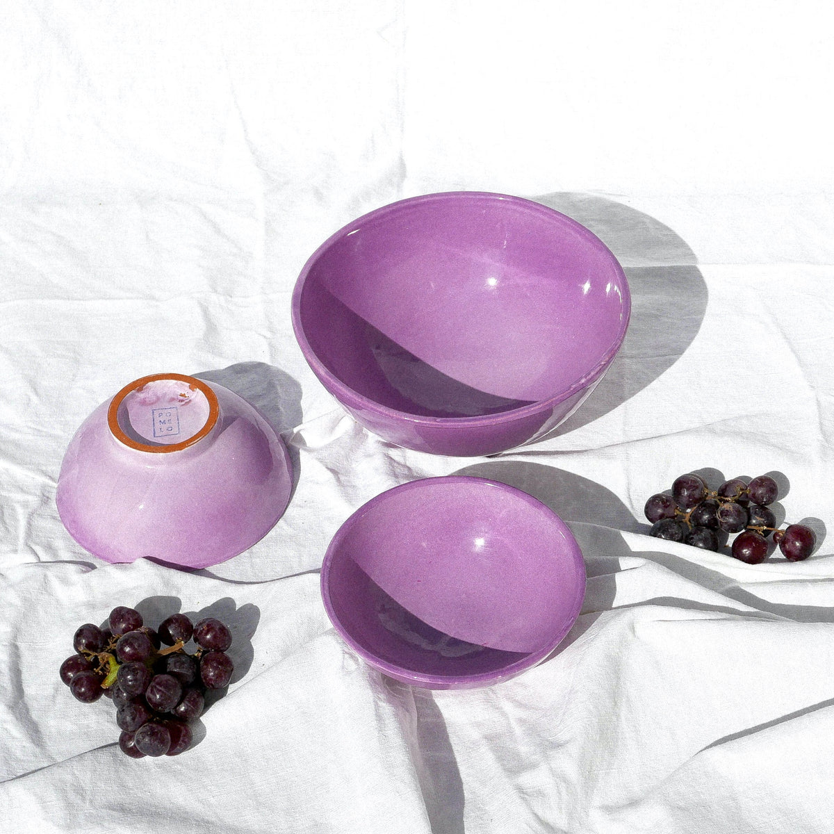 Medium bowl with lilac glaze