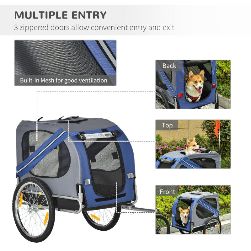 Rimorchio per bicicletta per cani e animali domestici