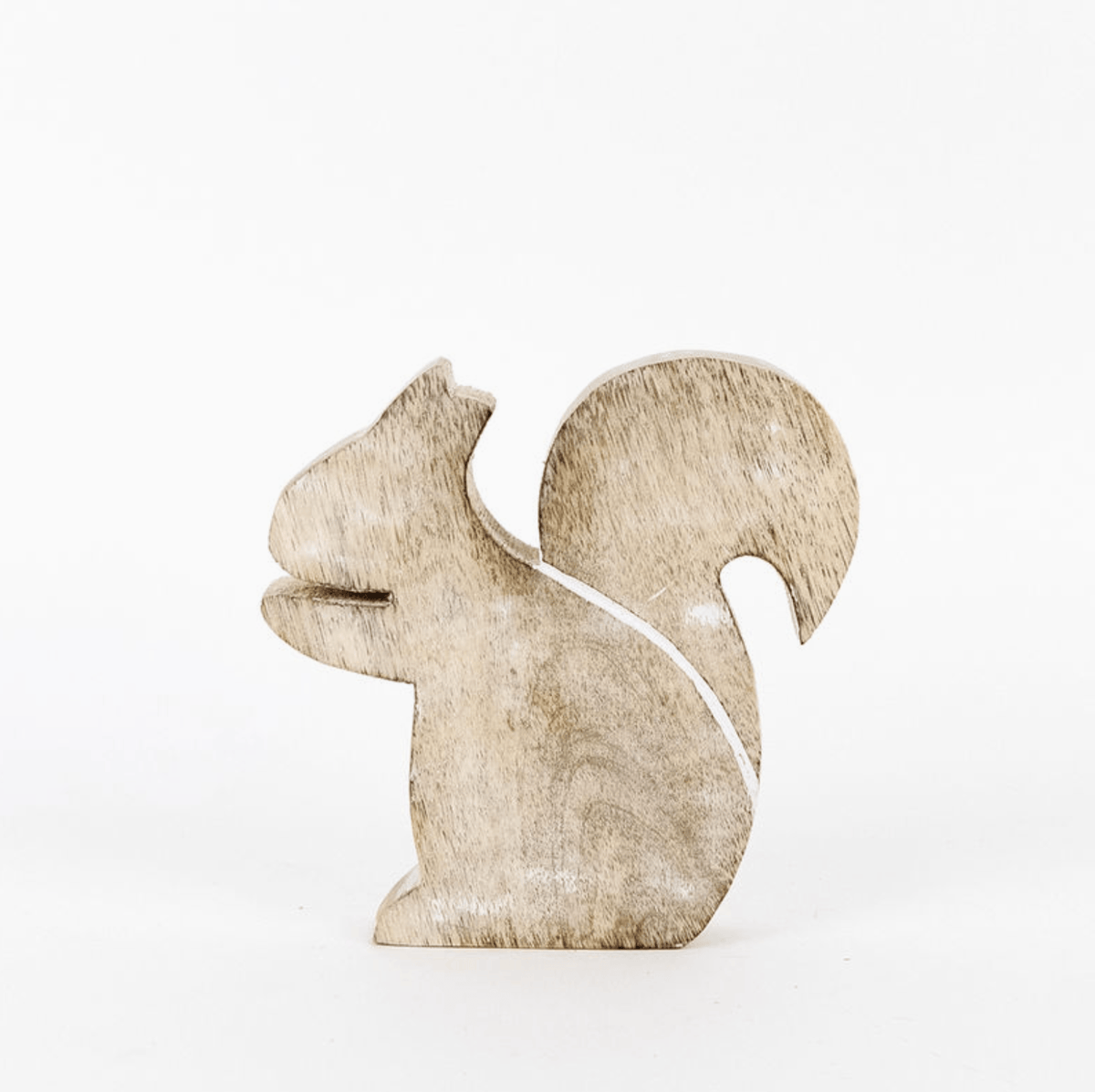 Mango Wood Squirrel Cutout - Small or Large
