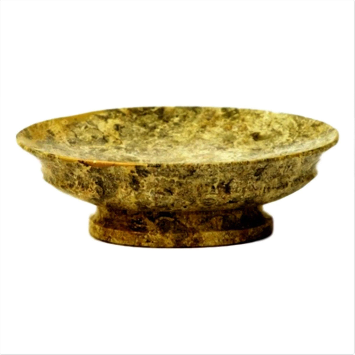 Porte-savon en marbre, accessoires de salle de bain en pierre fossile
