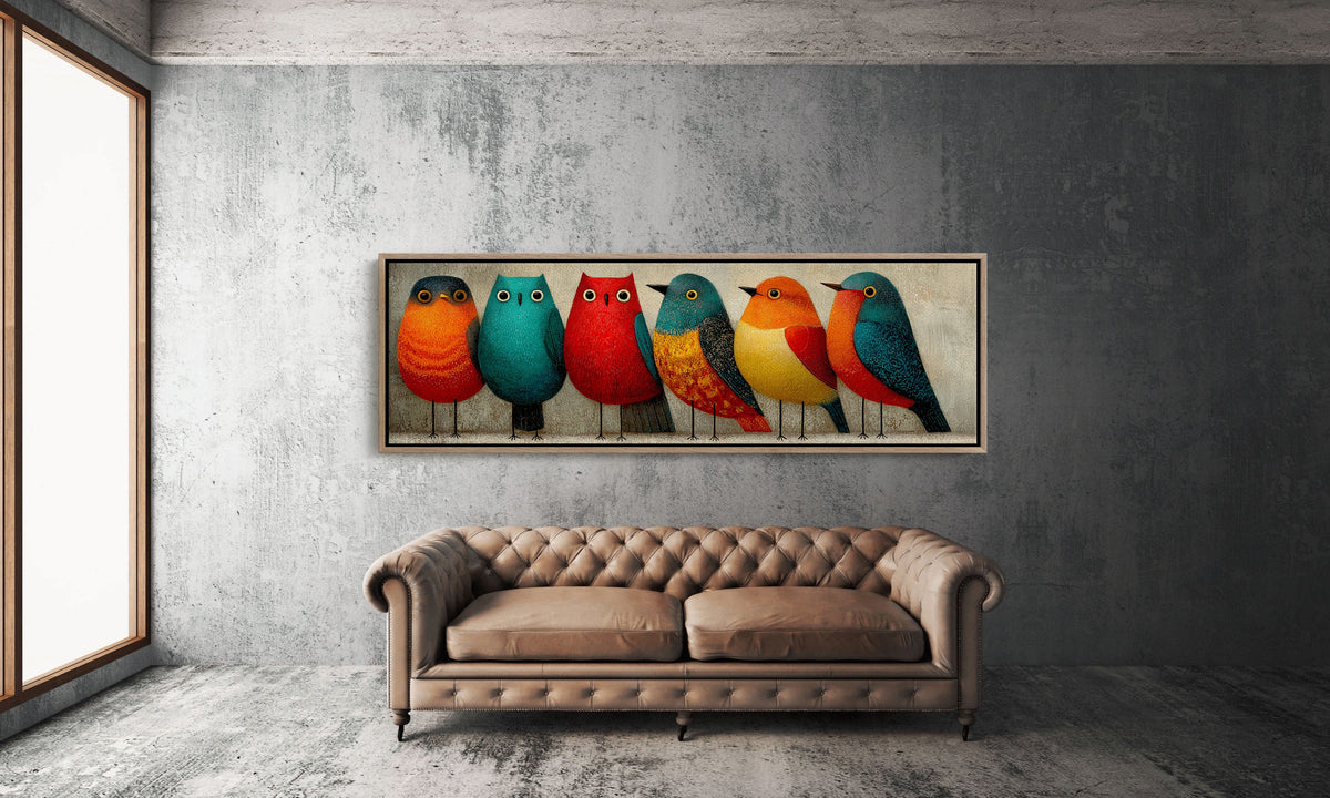 Un rassemblement coloré sur le fil