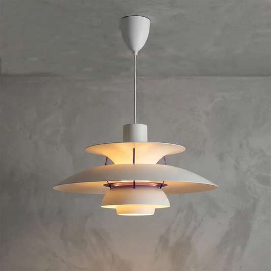 Lampe suspension soucoupe à plusieurs niveaux