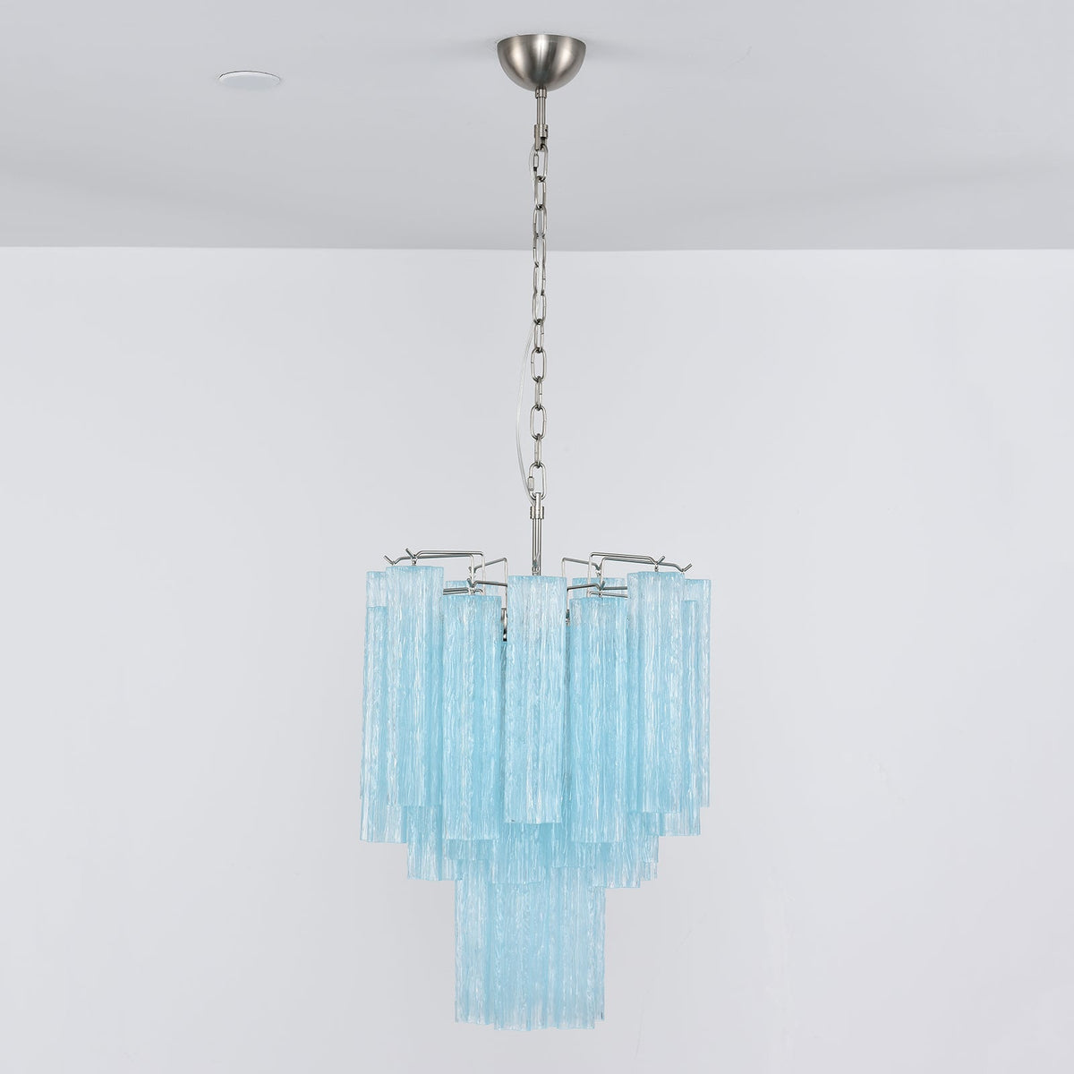 Murano Glass Tube Chandelier
