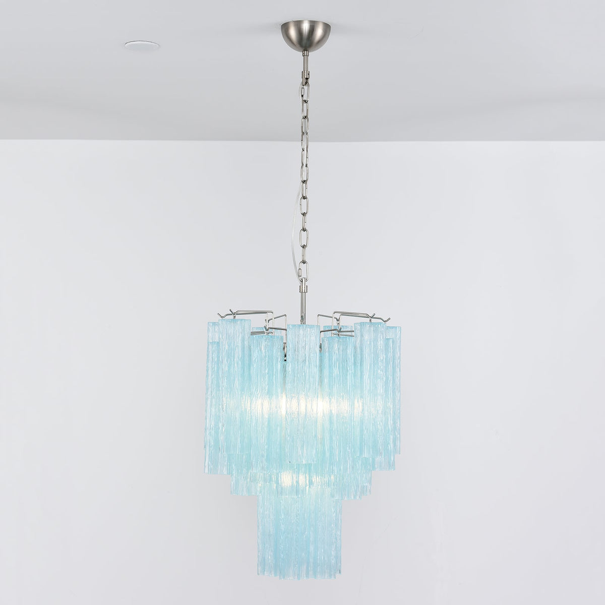 Murano Glass Tube Chandelier