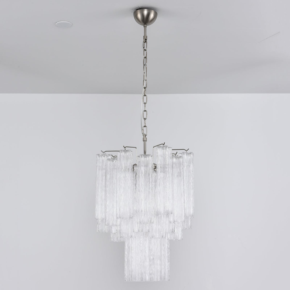 Murano Glass Tube Chandelier