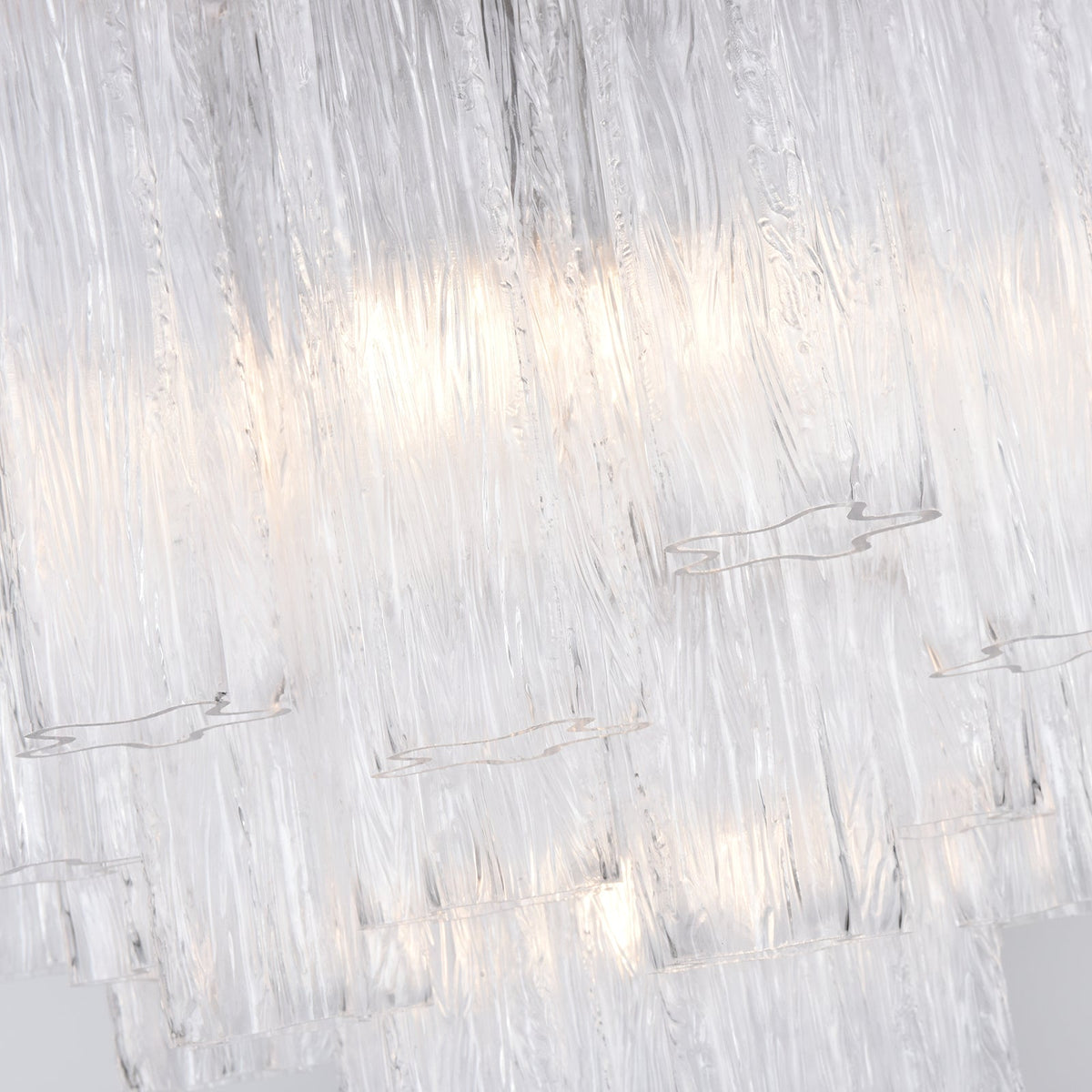 Murano Glass Tube Chandelier