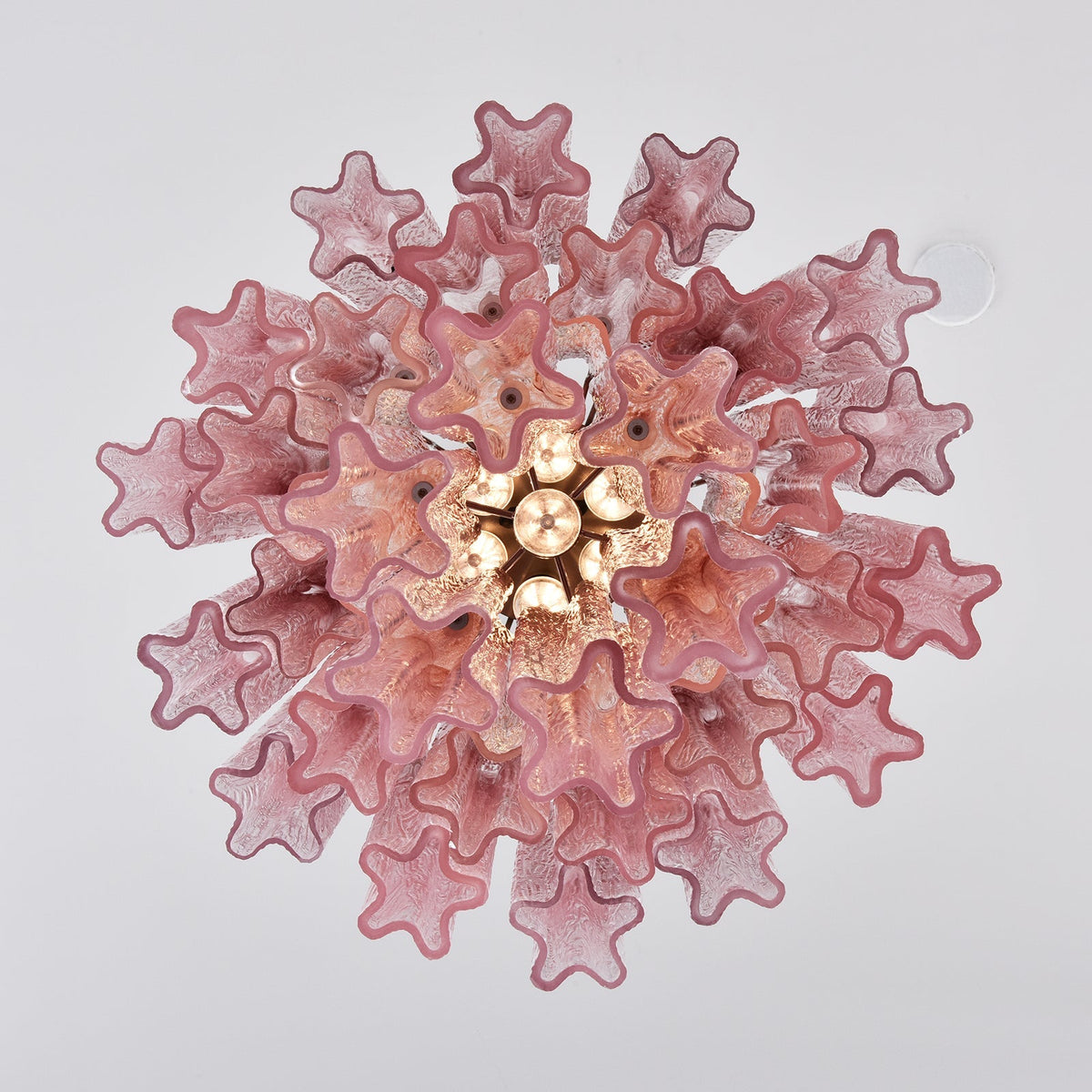 Murano Glass Tube Chandelier