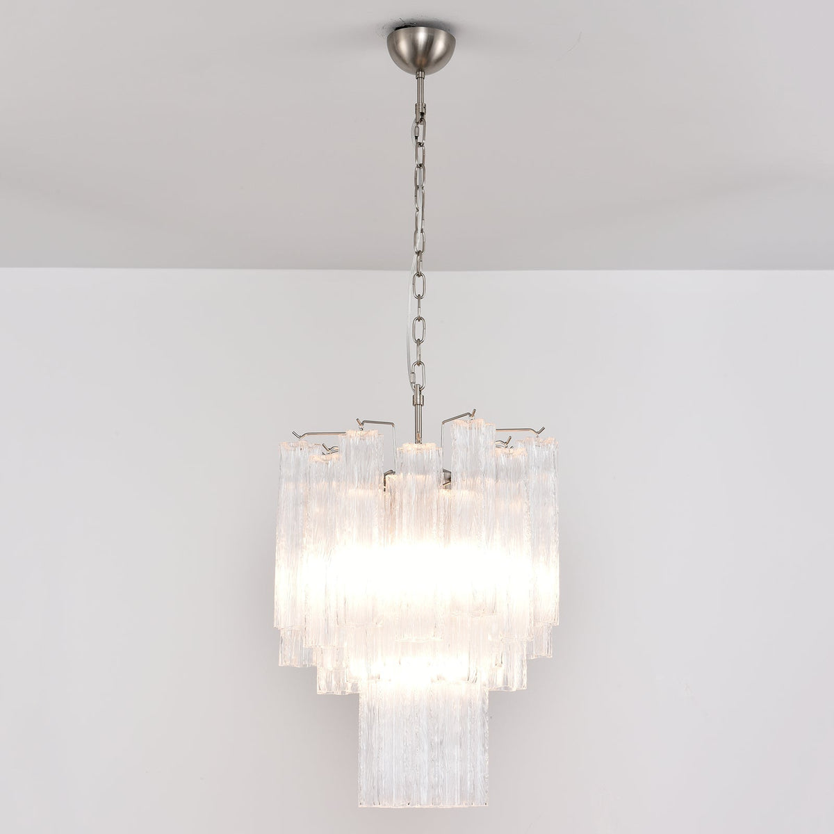 Murano Glass Tube Chandelier