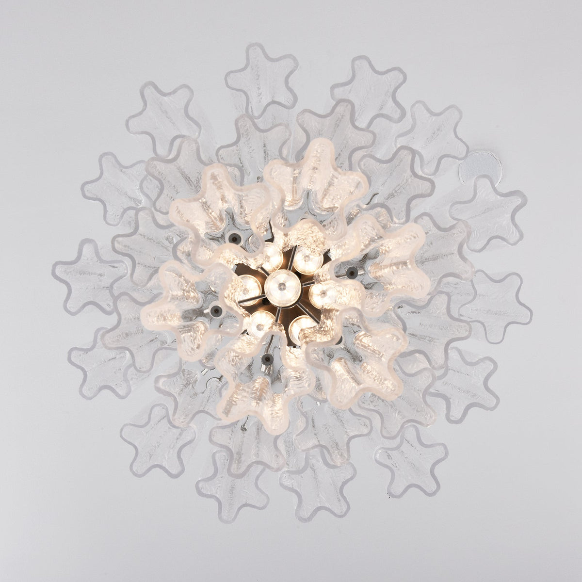 Murano Glass Tube Chandelier