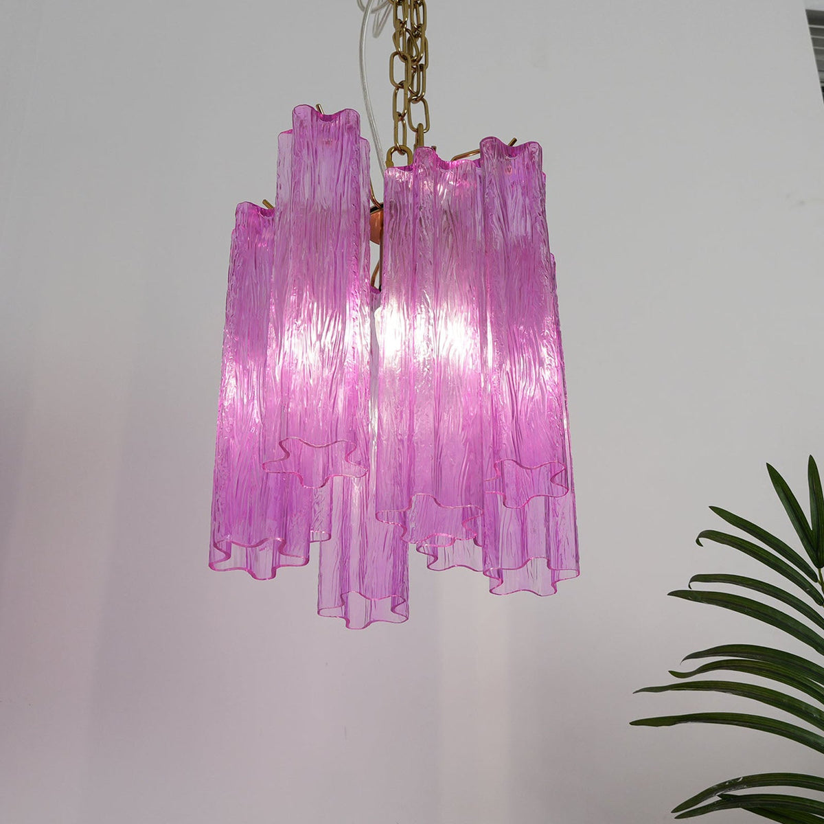Murano Tubes Glass Chandelier