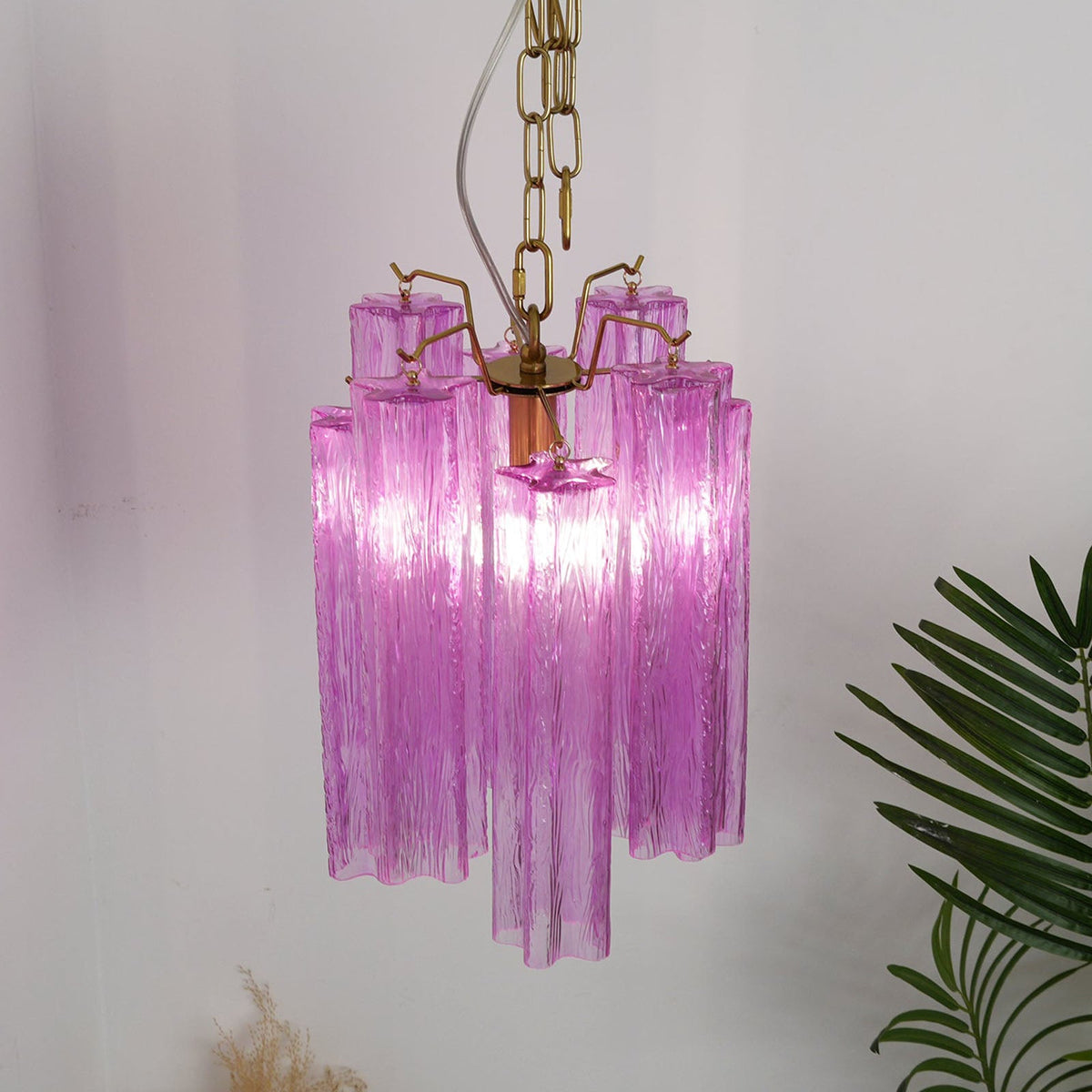 Murano Tubes Glass Chandelier