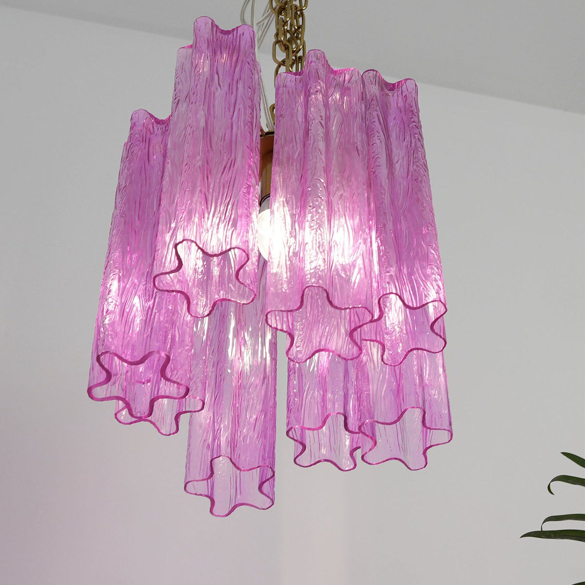 Murano Tubes Glass Chandelier
