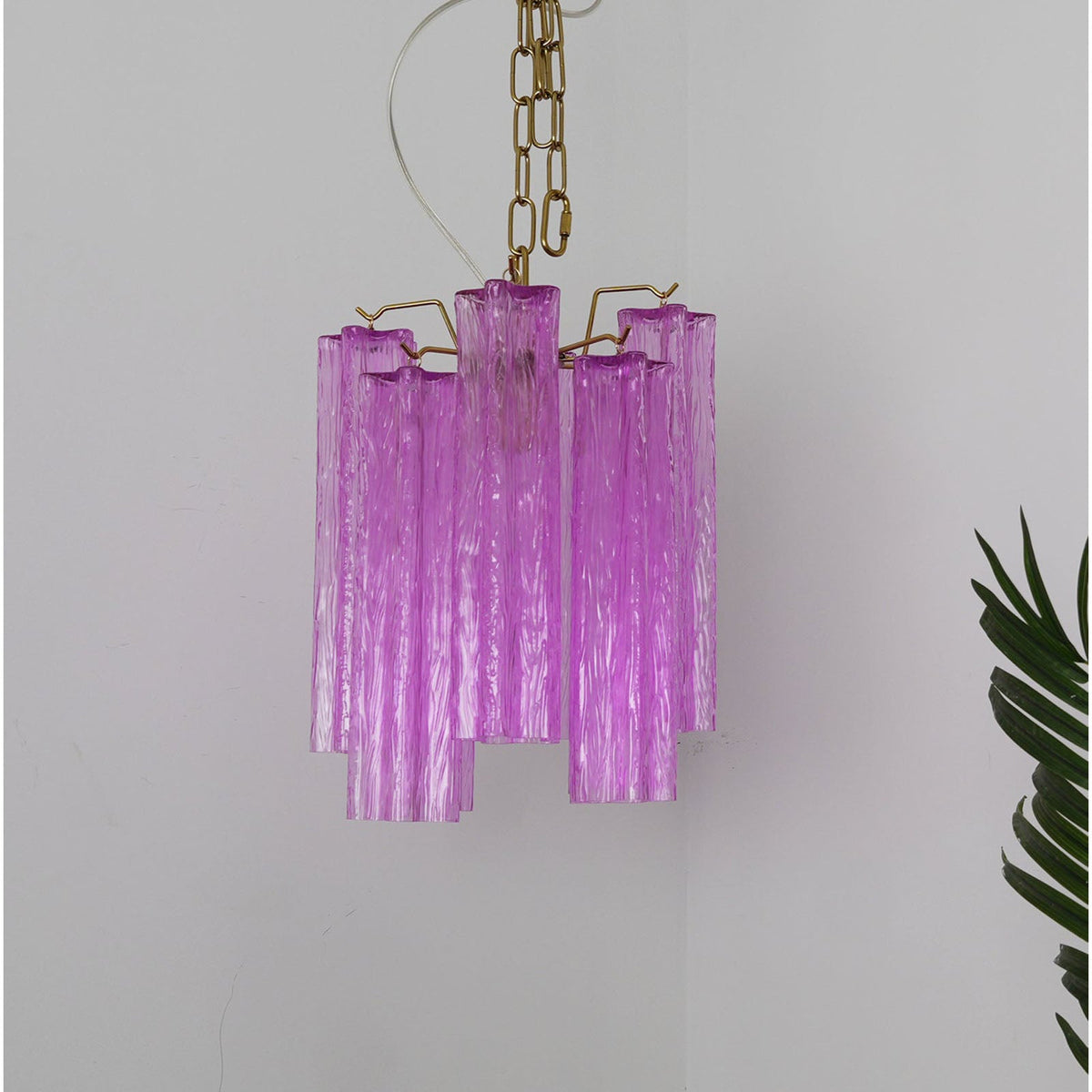 Murano Tubes Glass Chandelier