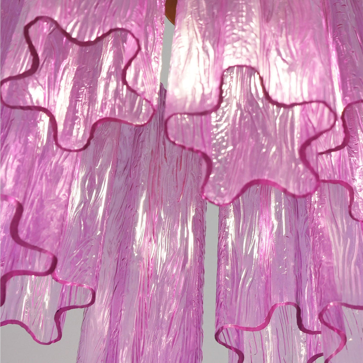 Murano Tubes Glass Chandelier