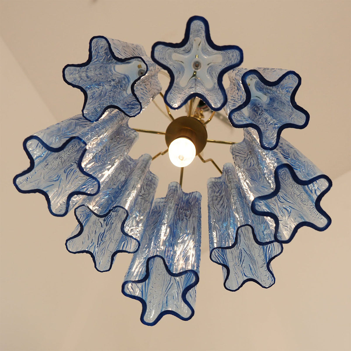 Murano Tubes Glass Chandelier