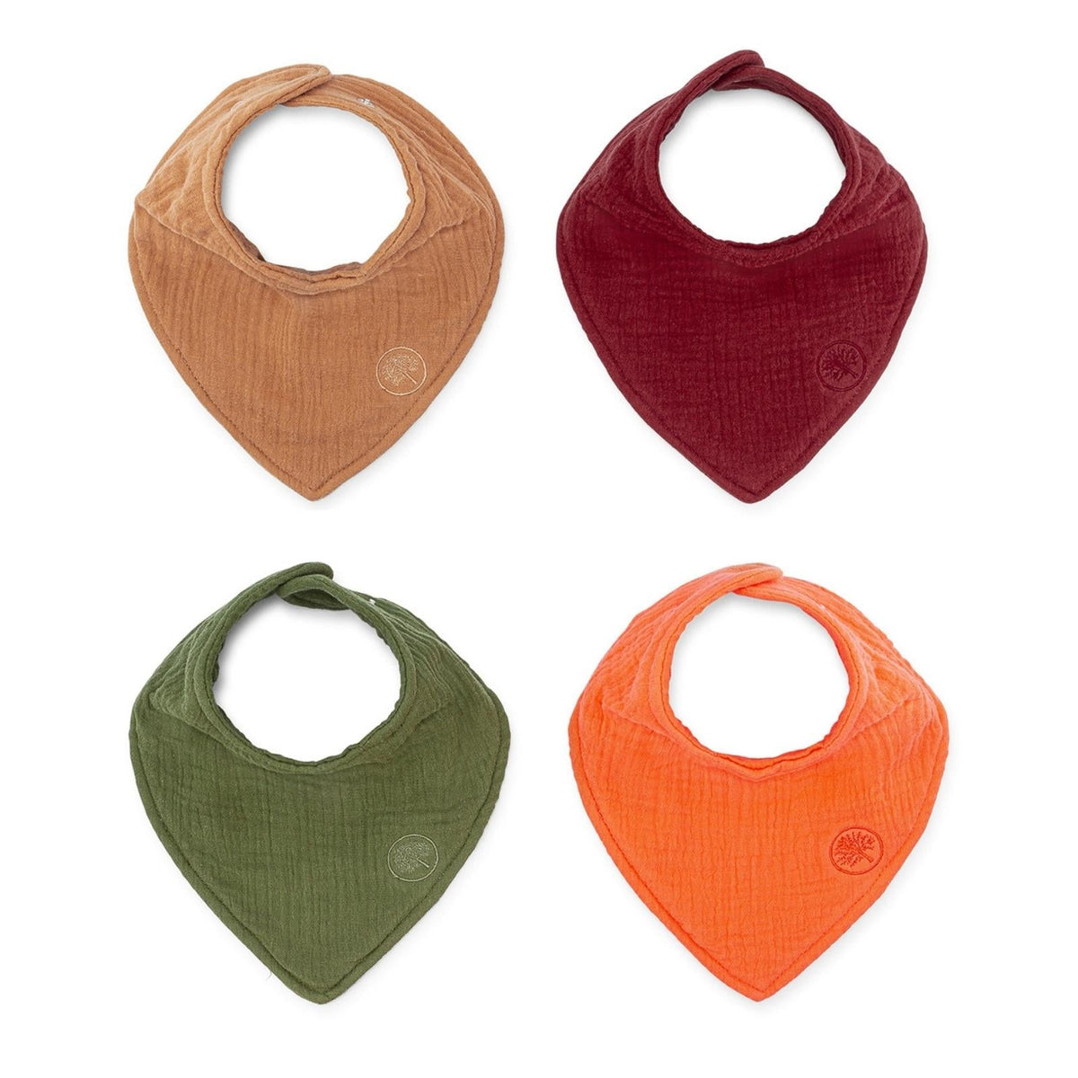 Ensemble de bavoirs bandana en mousseline Estes (lot de 4)
