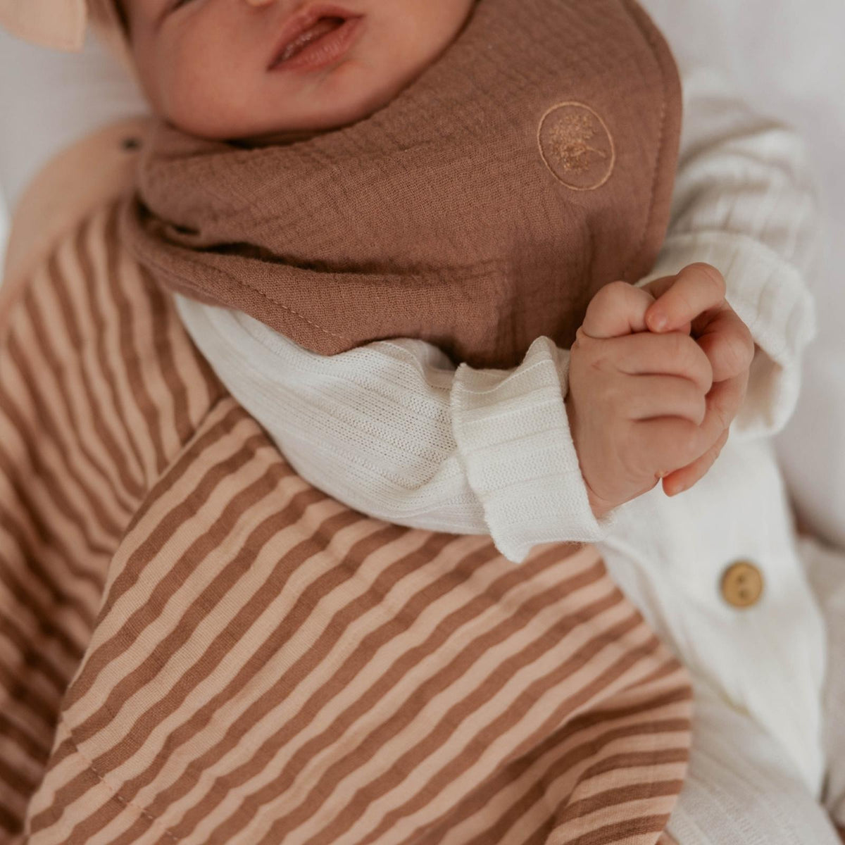 Set di bavaglini bandana in mussola Bliss (confezione da 4)