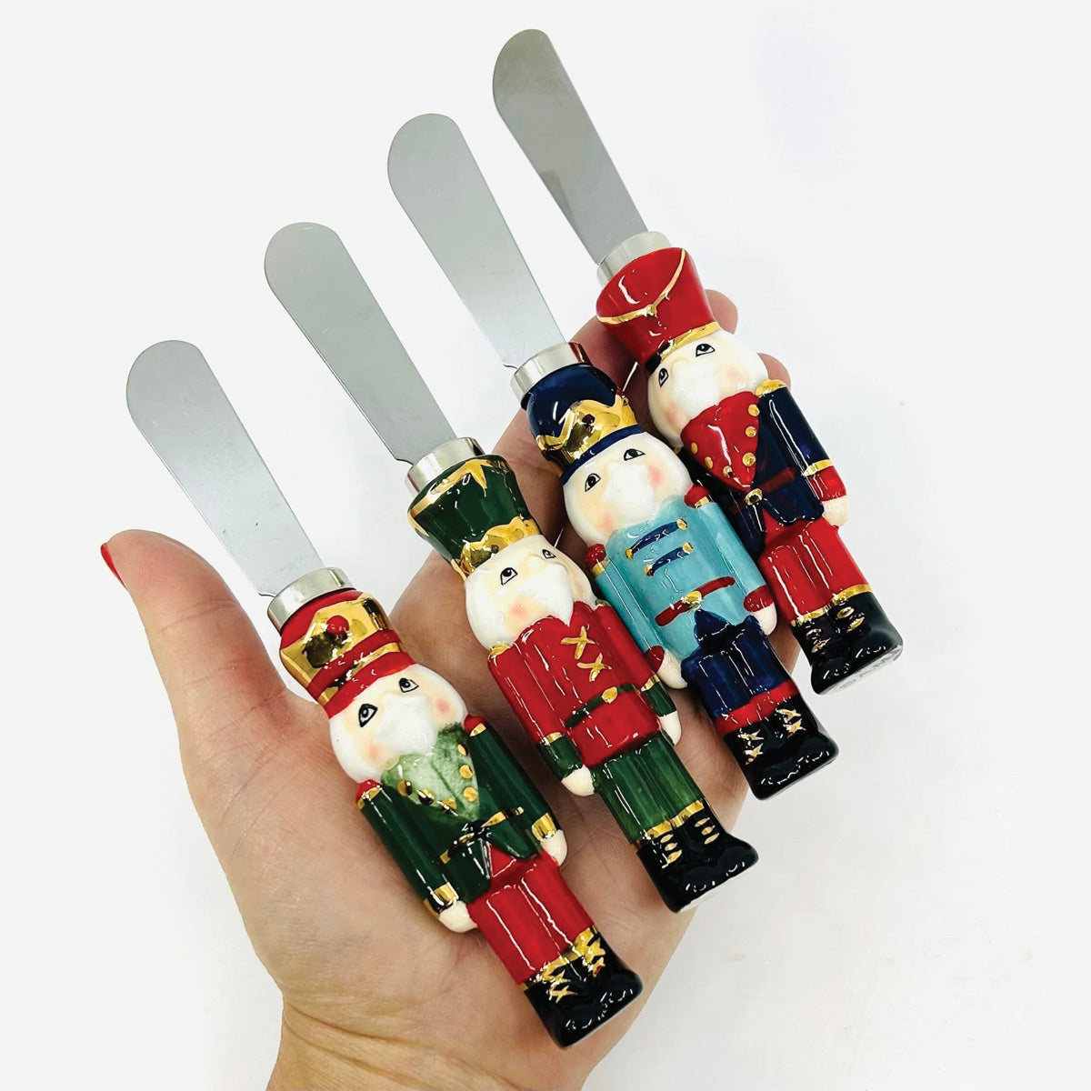 Light Blue Jacket Metal Nutcracker Spreader