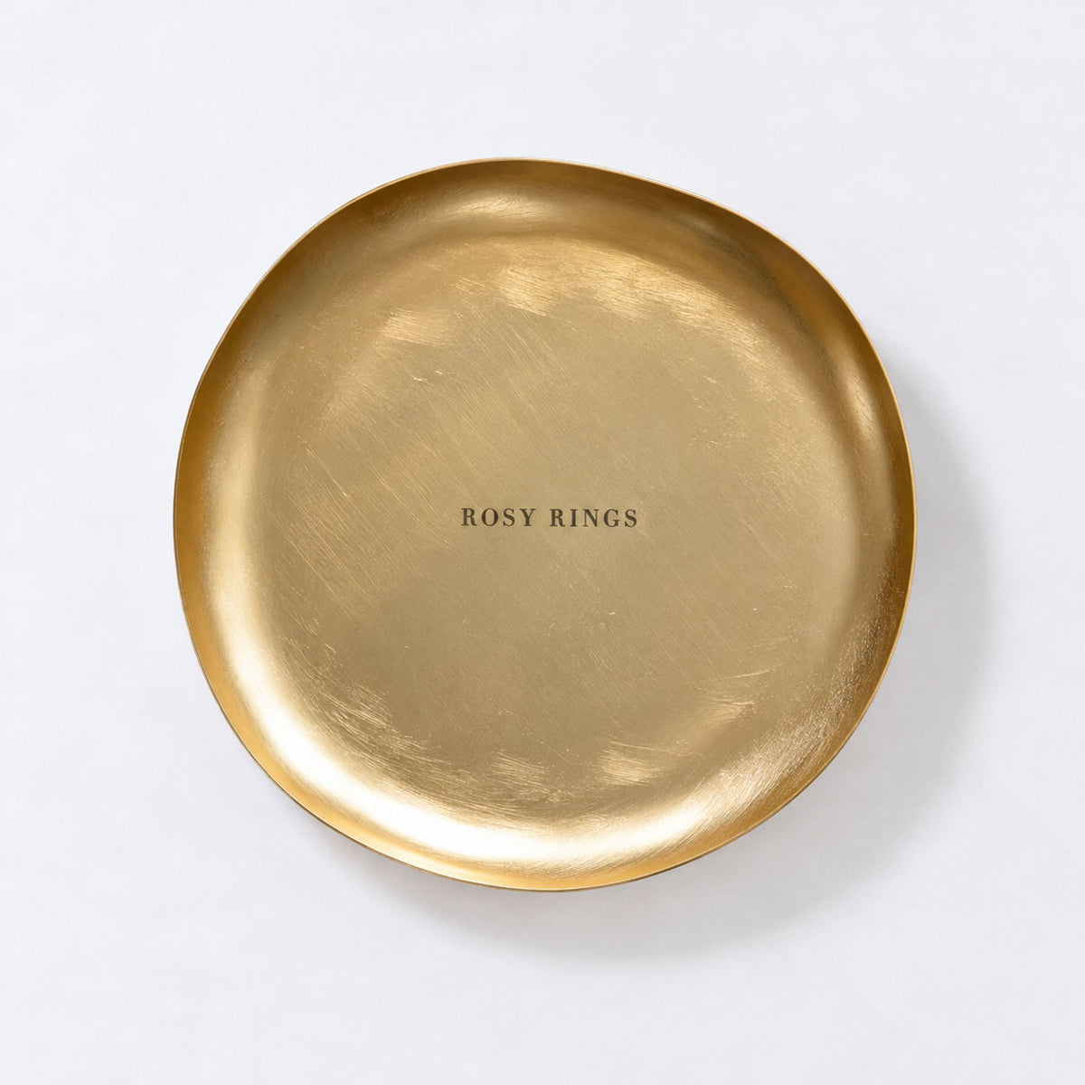 Gold Accent & Signature Botanical Candle Plate