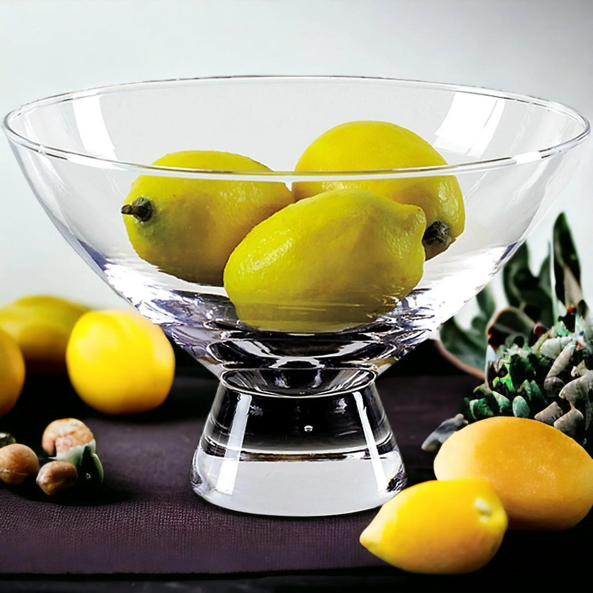 Coupe décorative sur pied Plato, 9 pouces