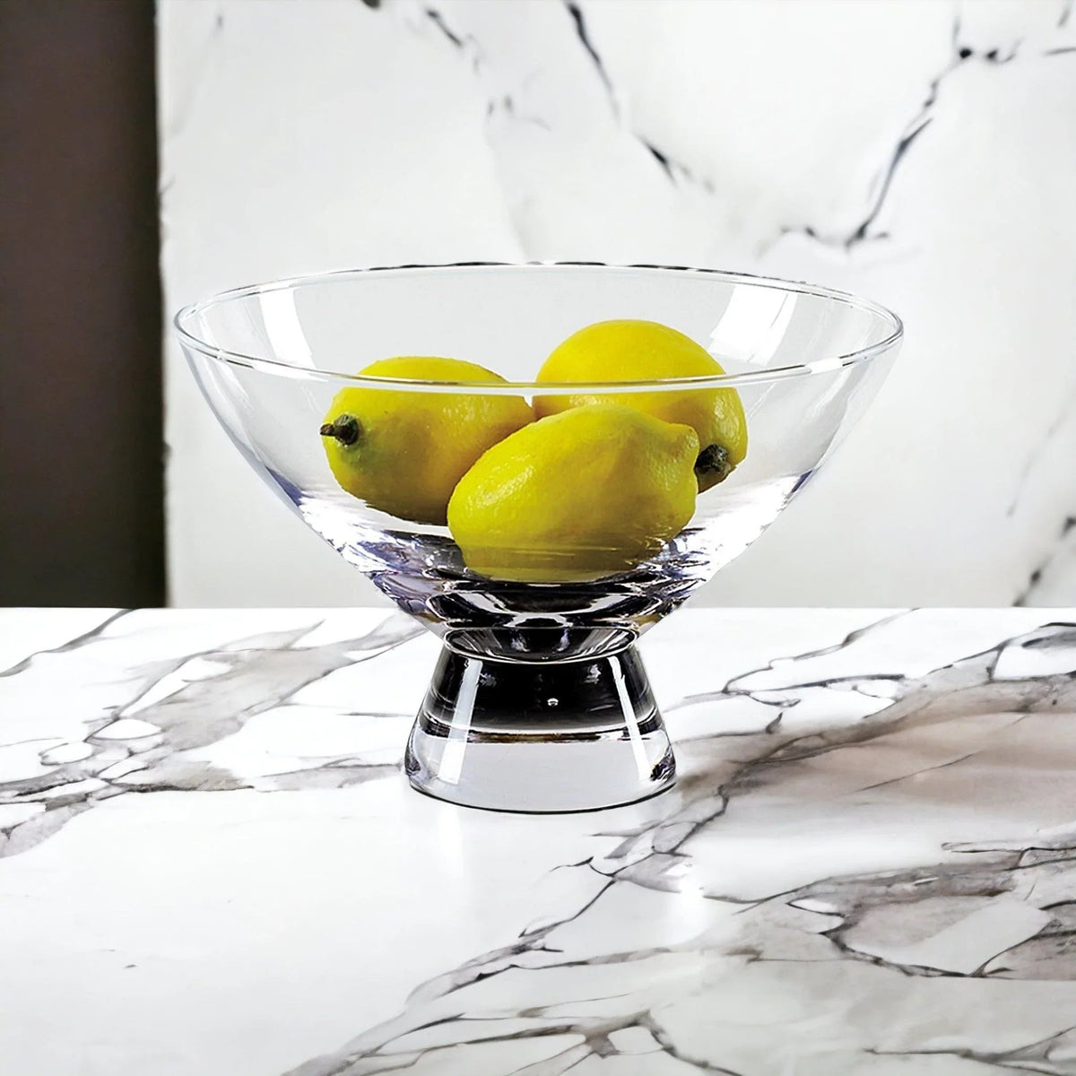 Coupe décorative sur pied Plato, 9 pouces