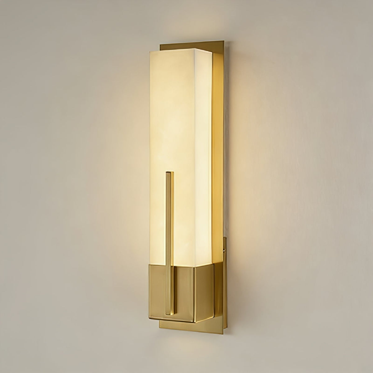 Possini Midtown Alabaster Wall Sconce