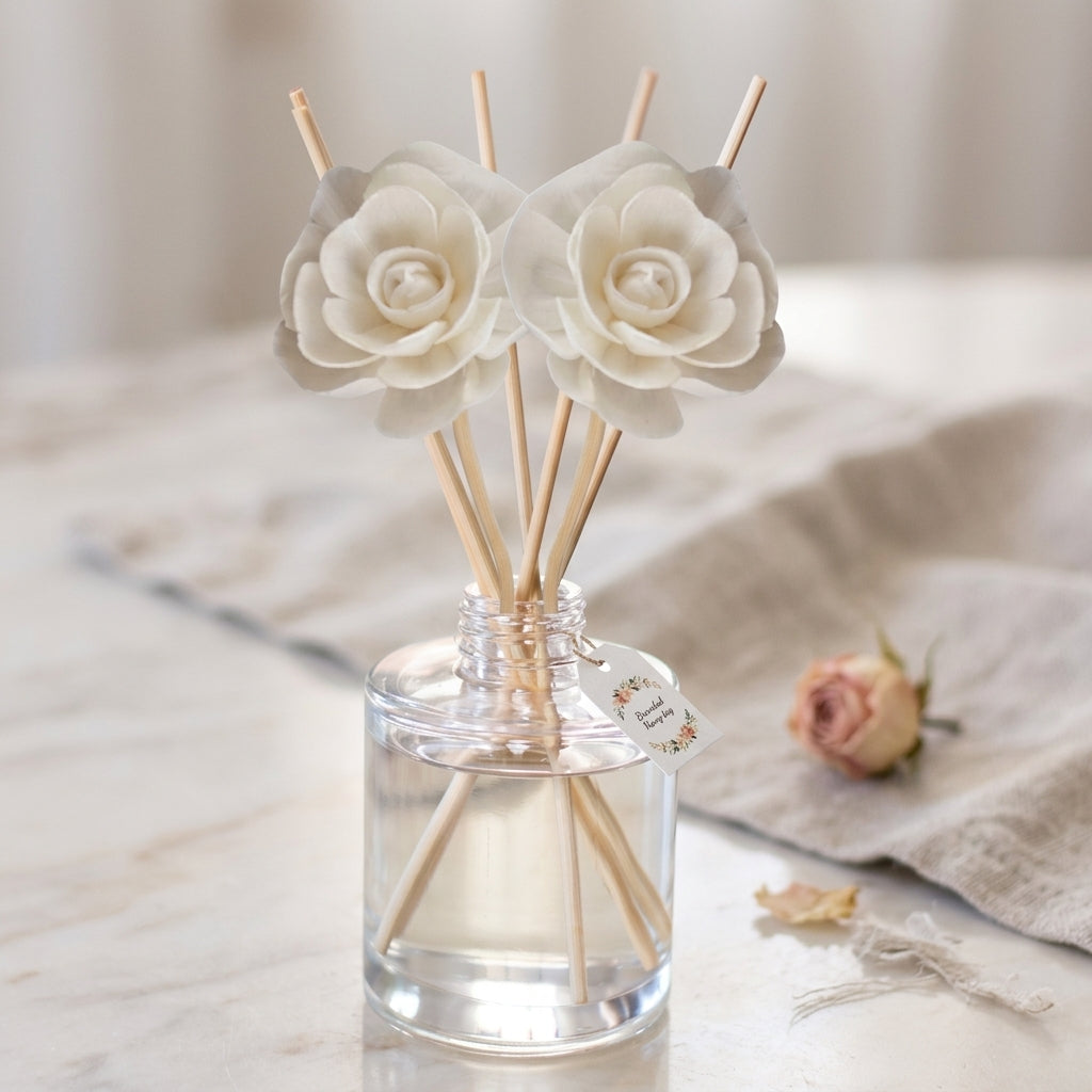 Collection de diffuseurs à roseaux Exotic & Escape – Mangue, ananas et noix de coco