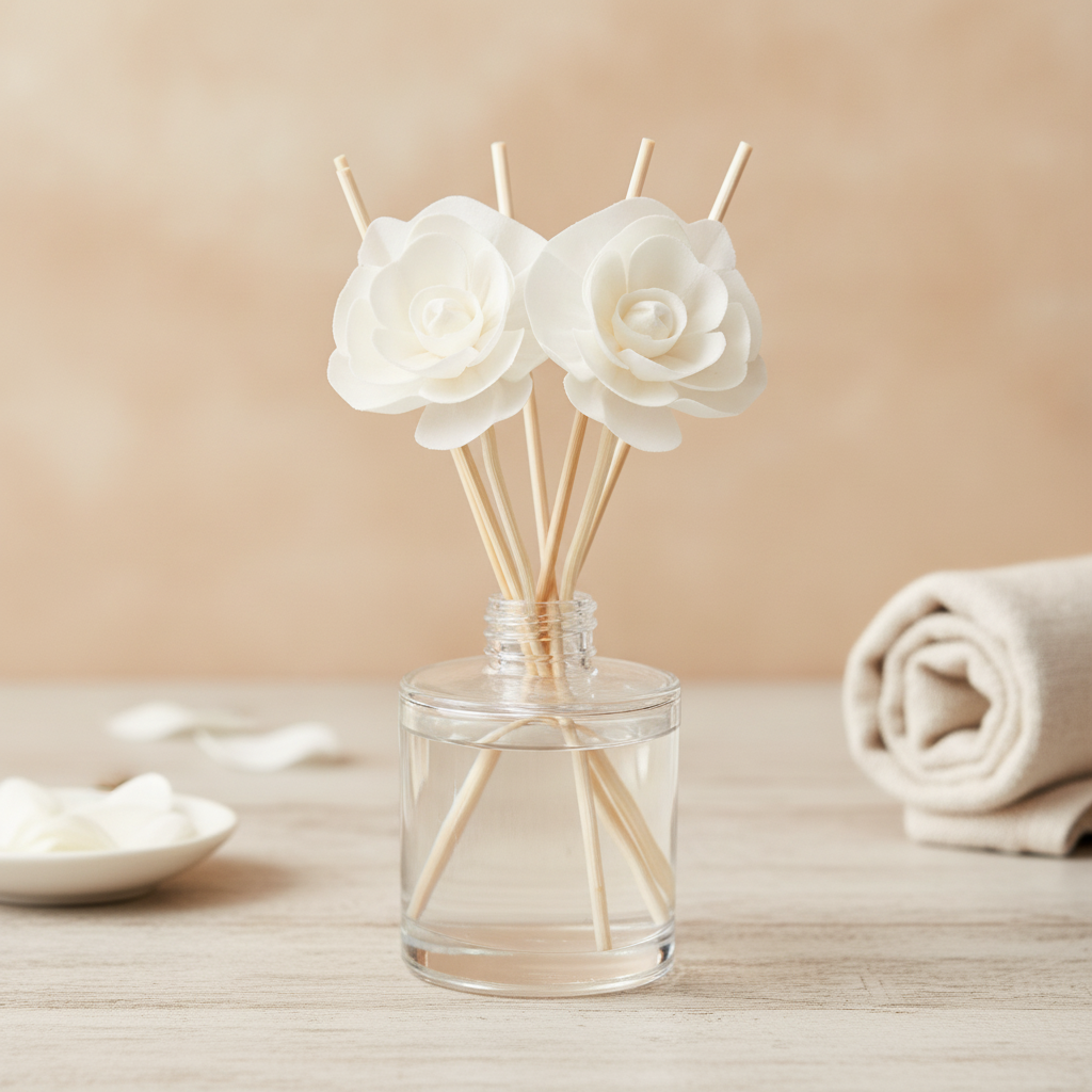 Collection de diffuseurs à roseaux Exotic & Escape – Mangue, ananas et noix de coco