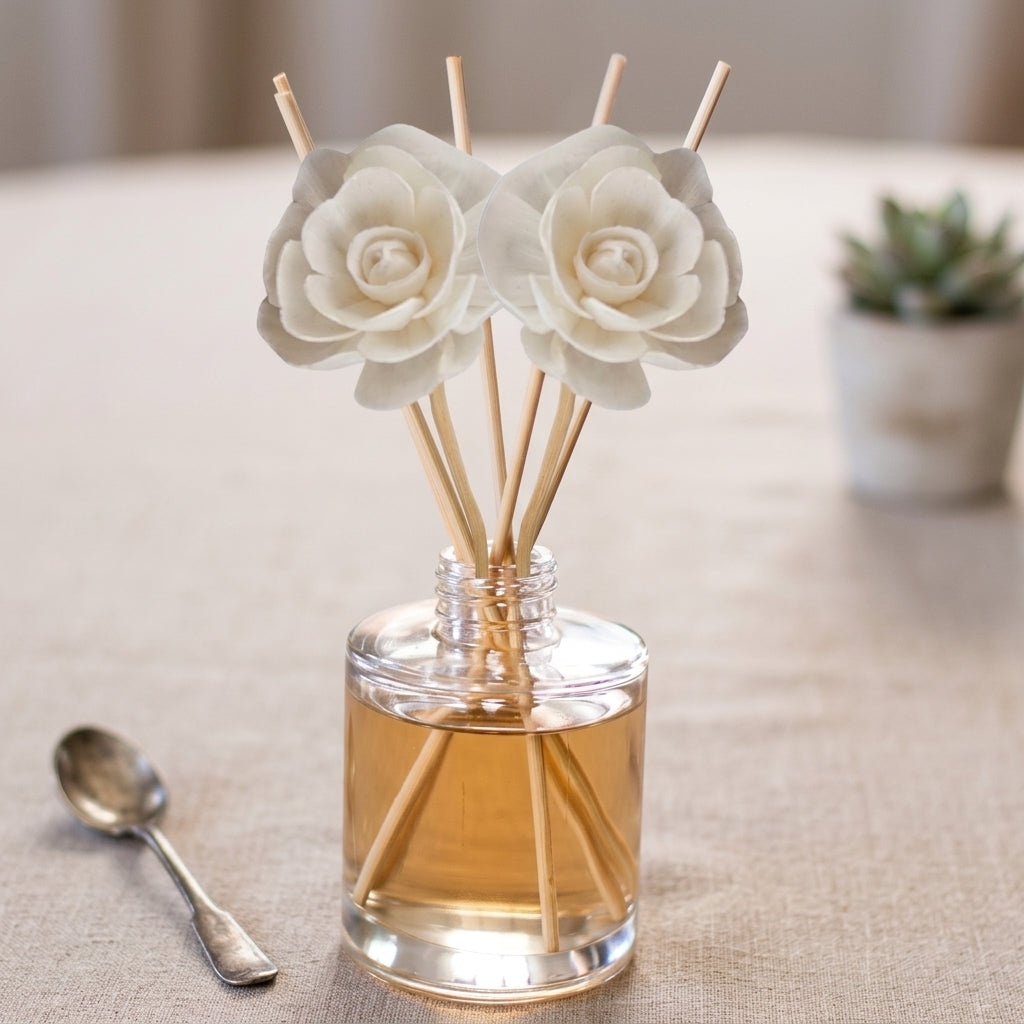 Collection de diffuseurs à roseaux Exotic & Escape – Mangue, ananas et noix de coco