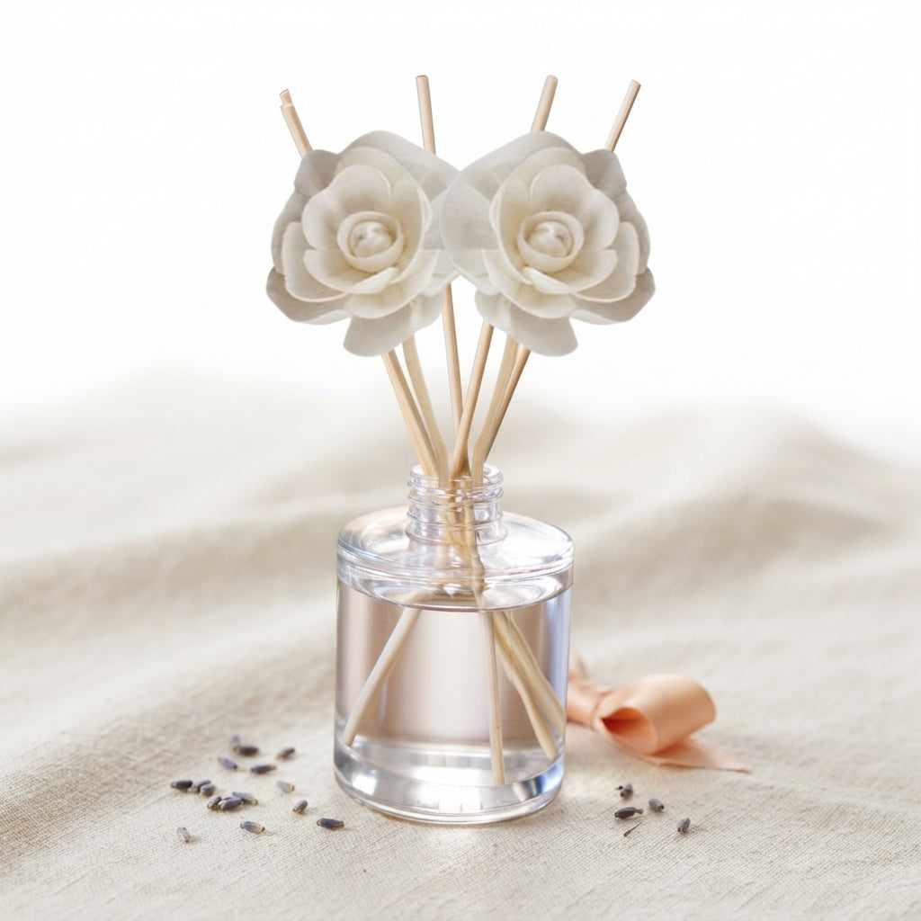 Collection de diffuseurs à roseaux Exotic & Escape – Mangue, ananas et noix de coco