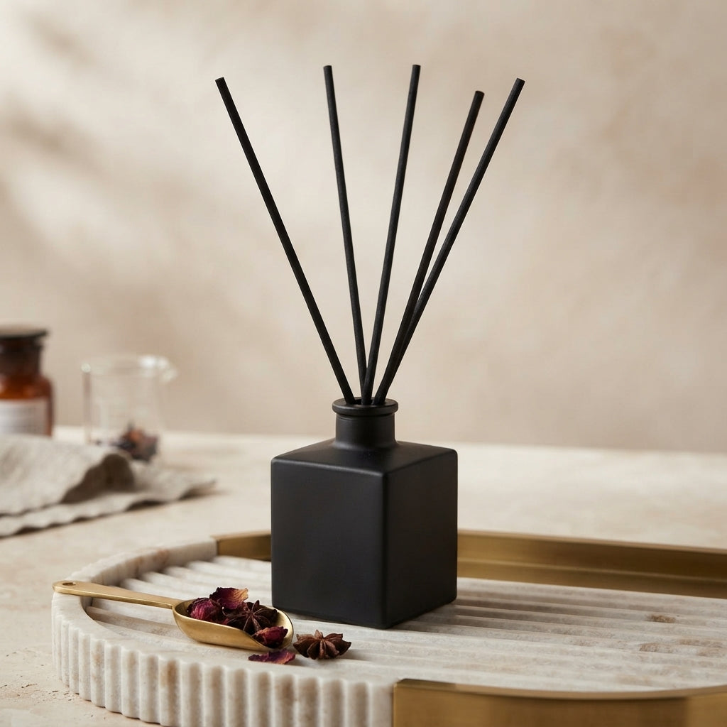 Diffusore a bastoncini Bold & Masculine – Legno, Fumo e Ossidiana