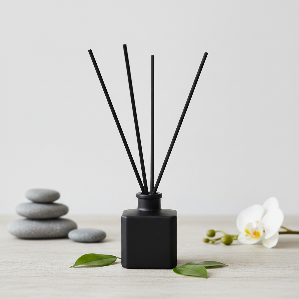 Diffusore a bastoncini Bold & Masculine – Legno, Fumo e Ossidiana