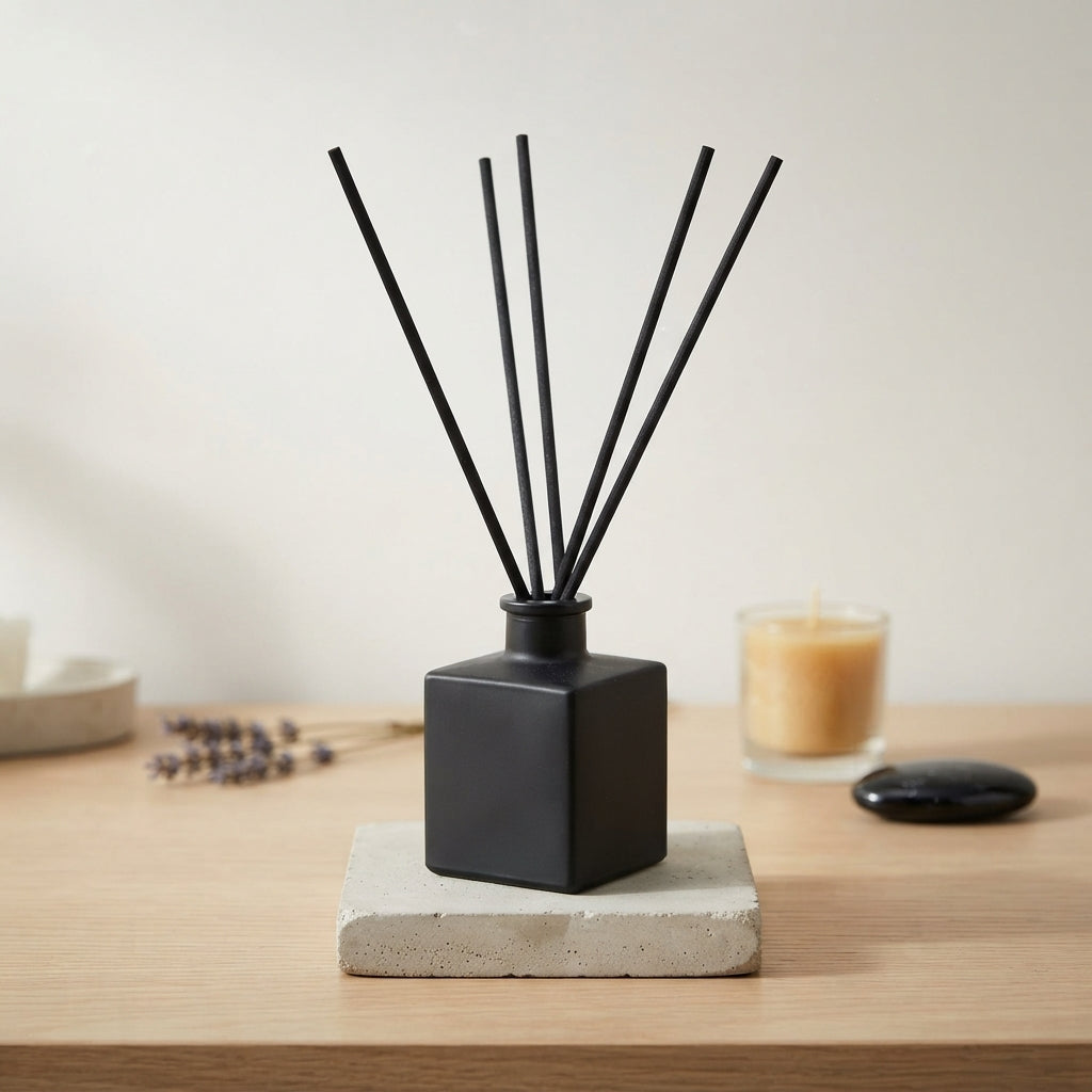 Diffusore a bastoncini Bold & Masculine – Legno, Fumo e Ossidiana
