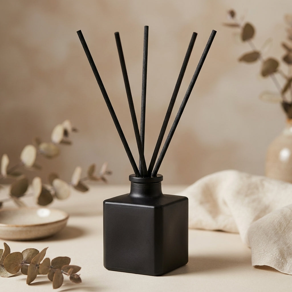 Diffusore a bastoncini Bold & Masculine – Legno, Fumo e Ossidiana