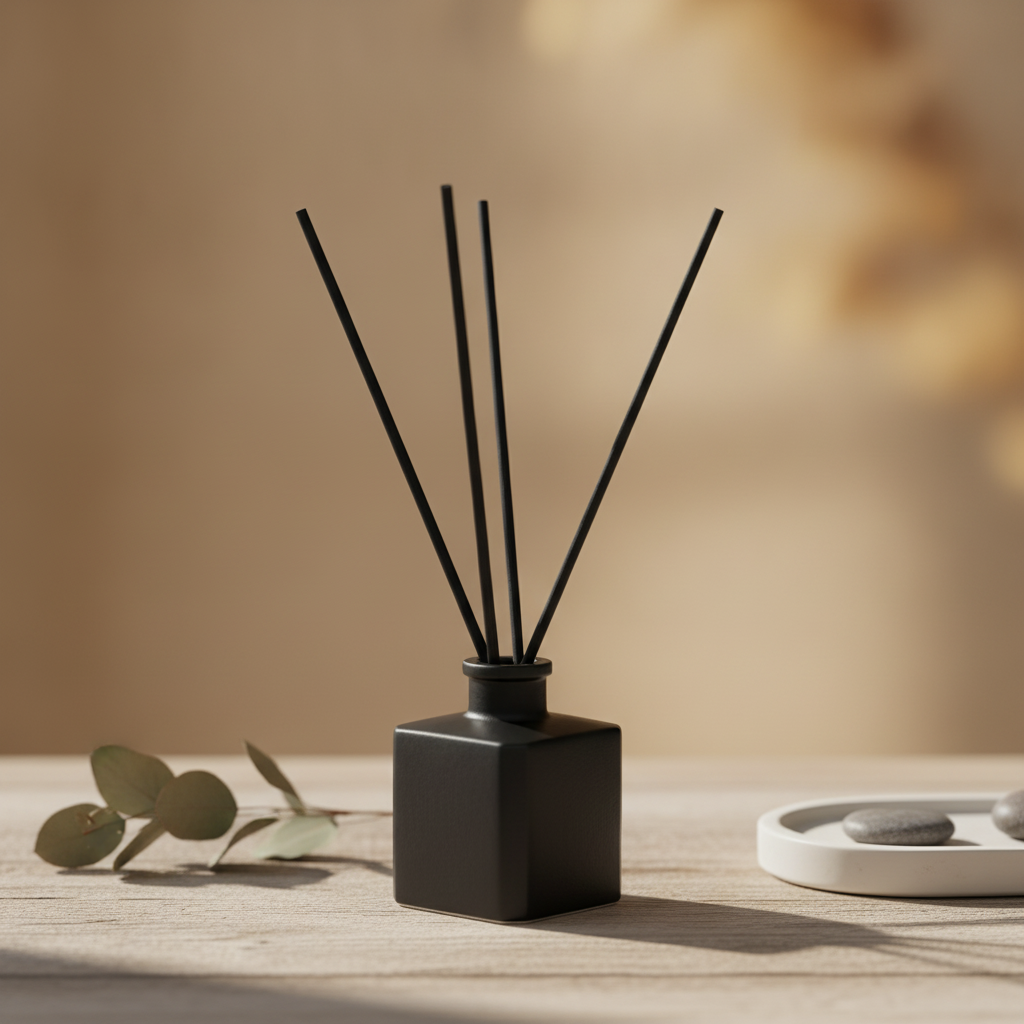 Diffusore a bastoncini Bold & Masculine – Legno, Fumo e Ossidiana