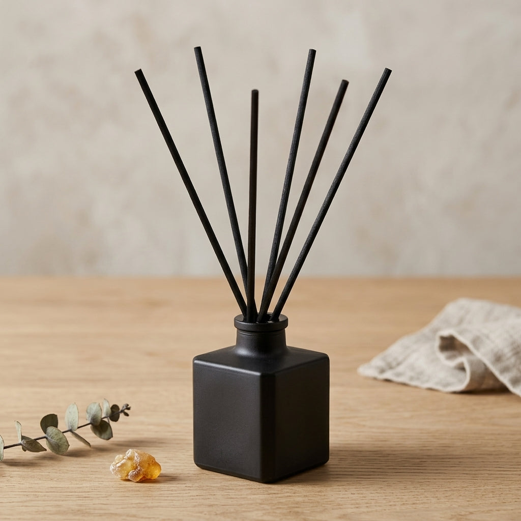 Diffusore a bastoncini Bold & Masculine – Legno, Fumo e Ossidiana